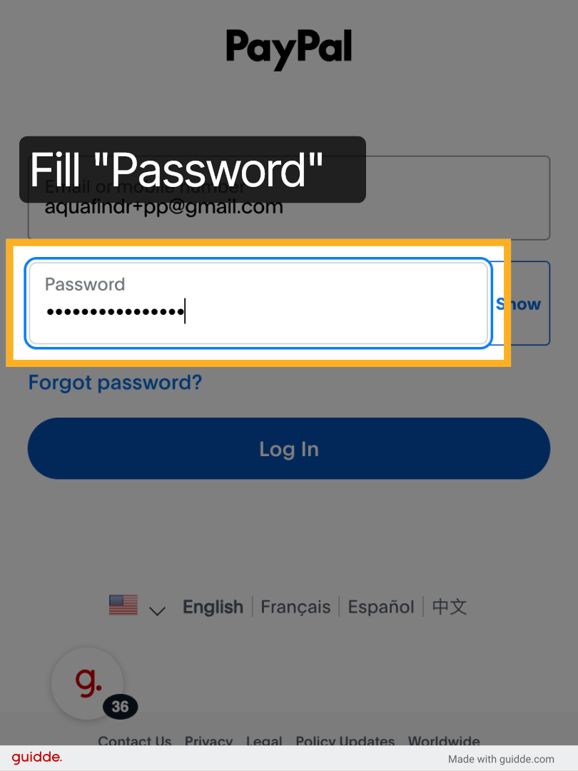 Click Login Button