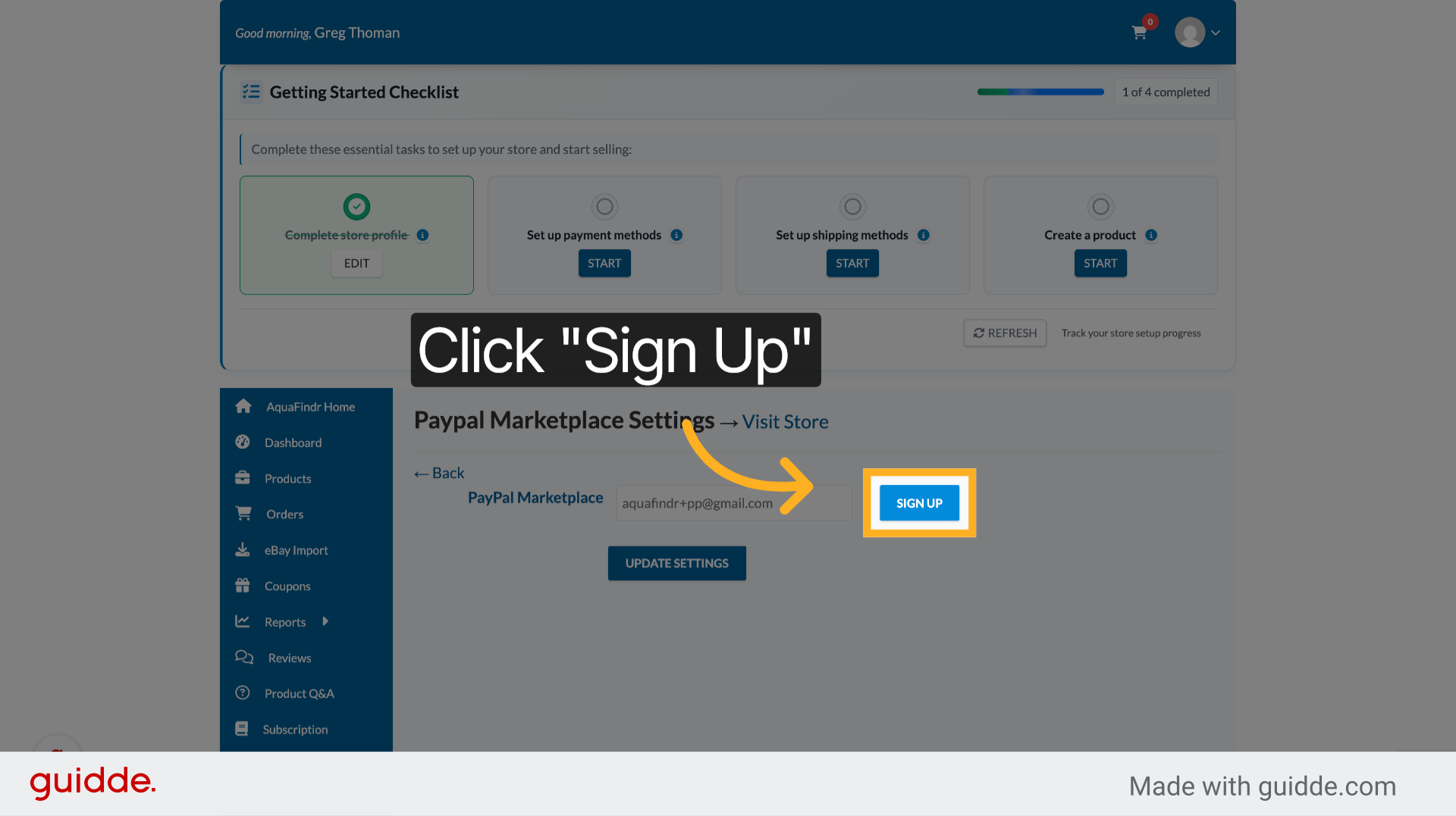 Confirm Sign Up