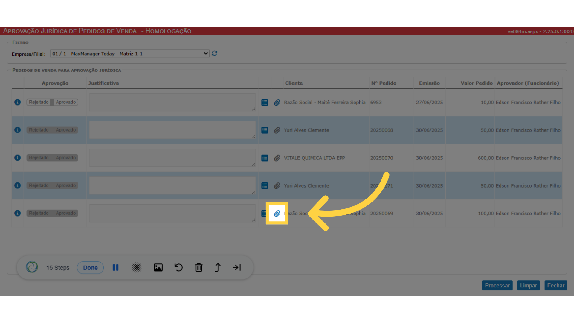 Envio de Documentos