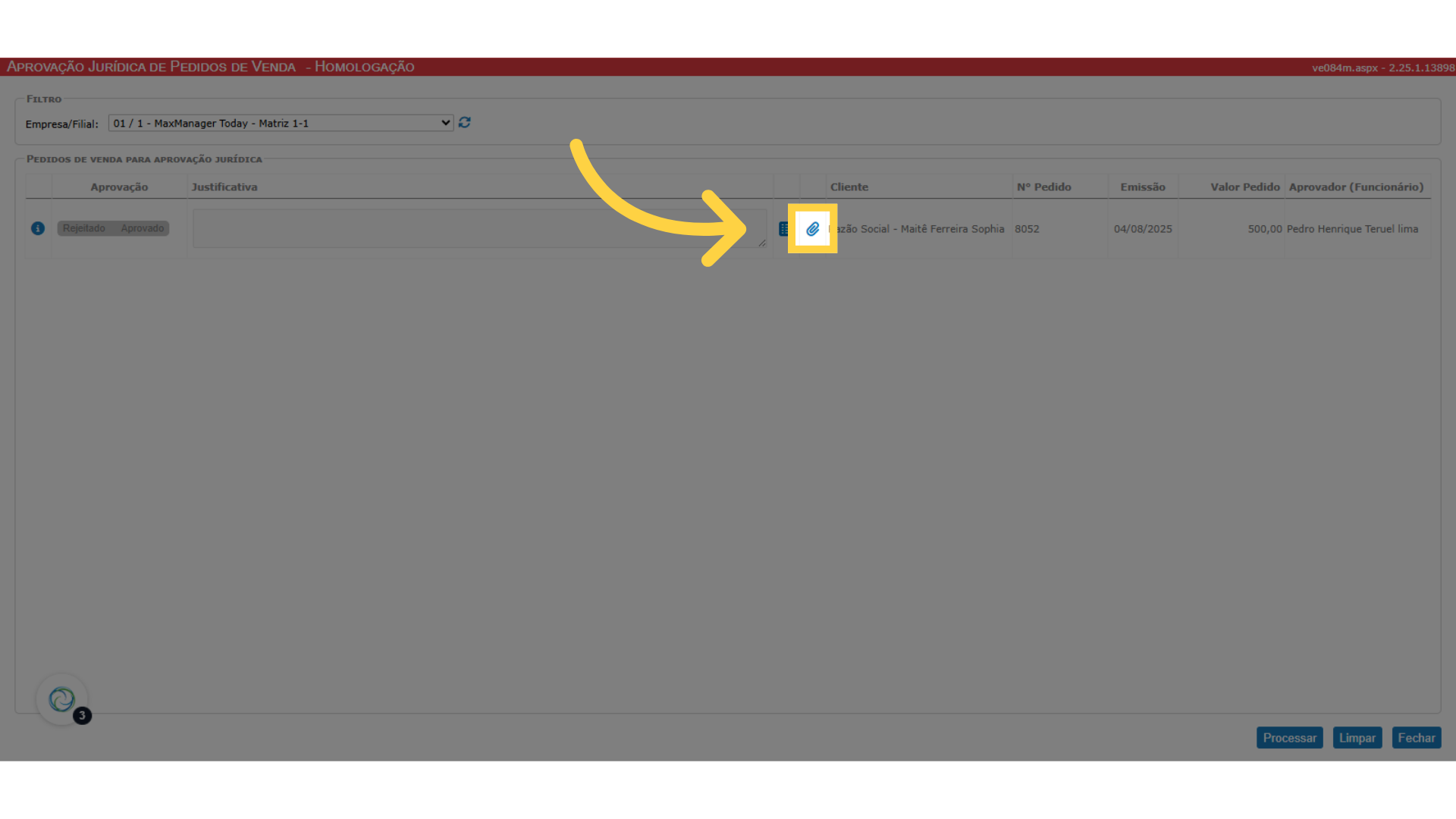 Anexe os Documentos
