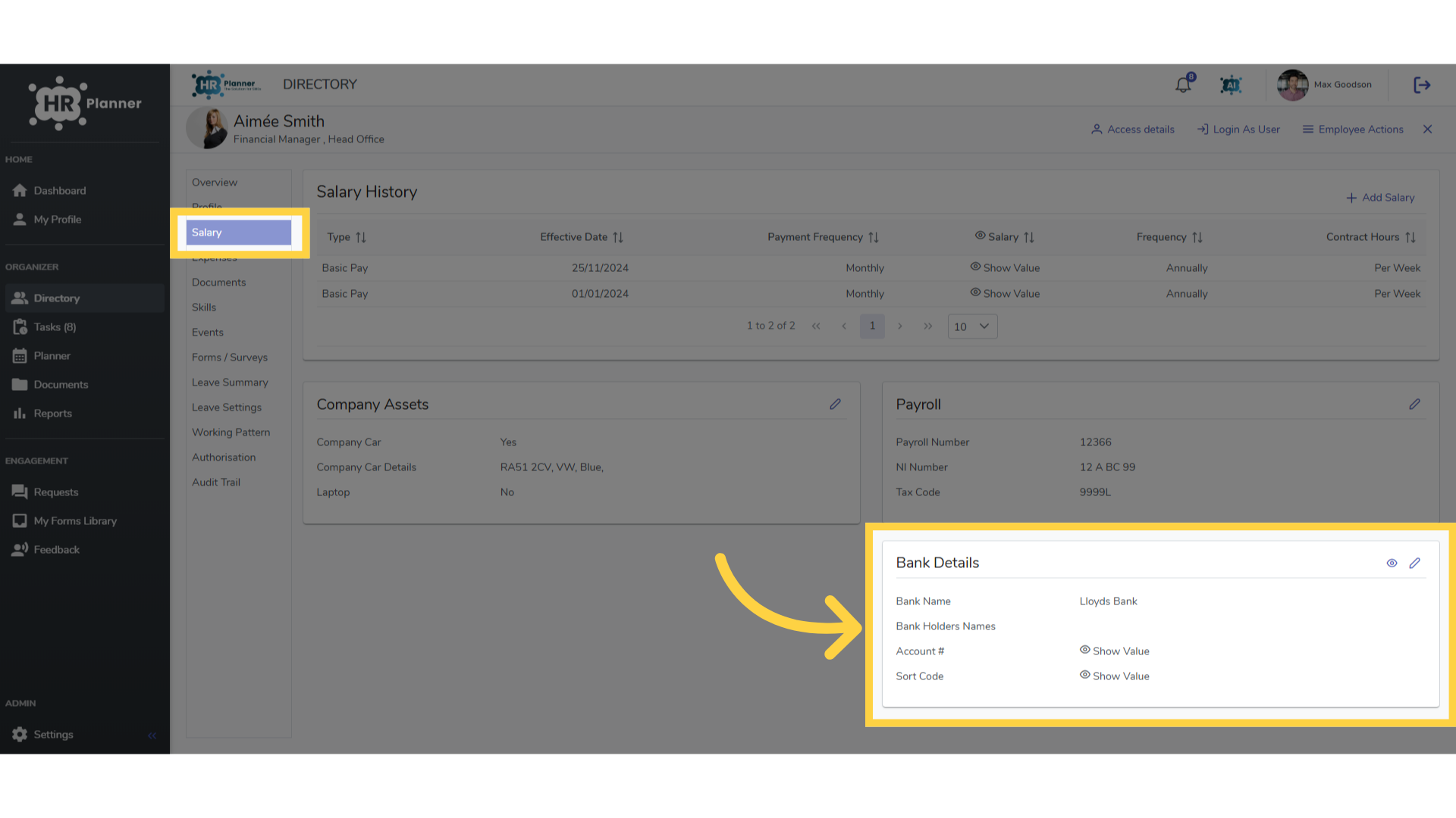 Adding Sections