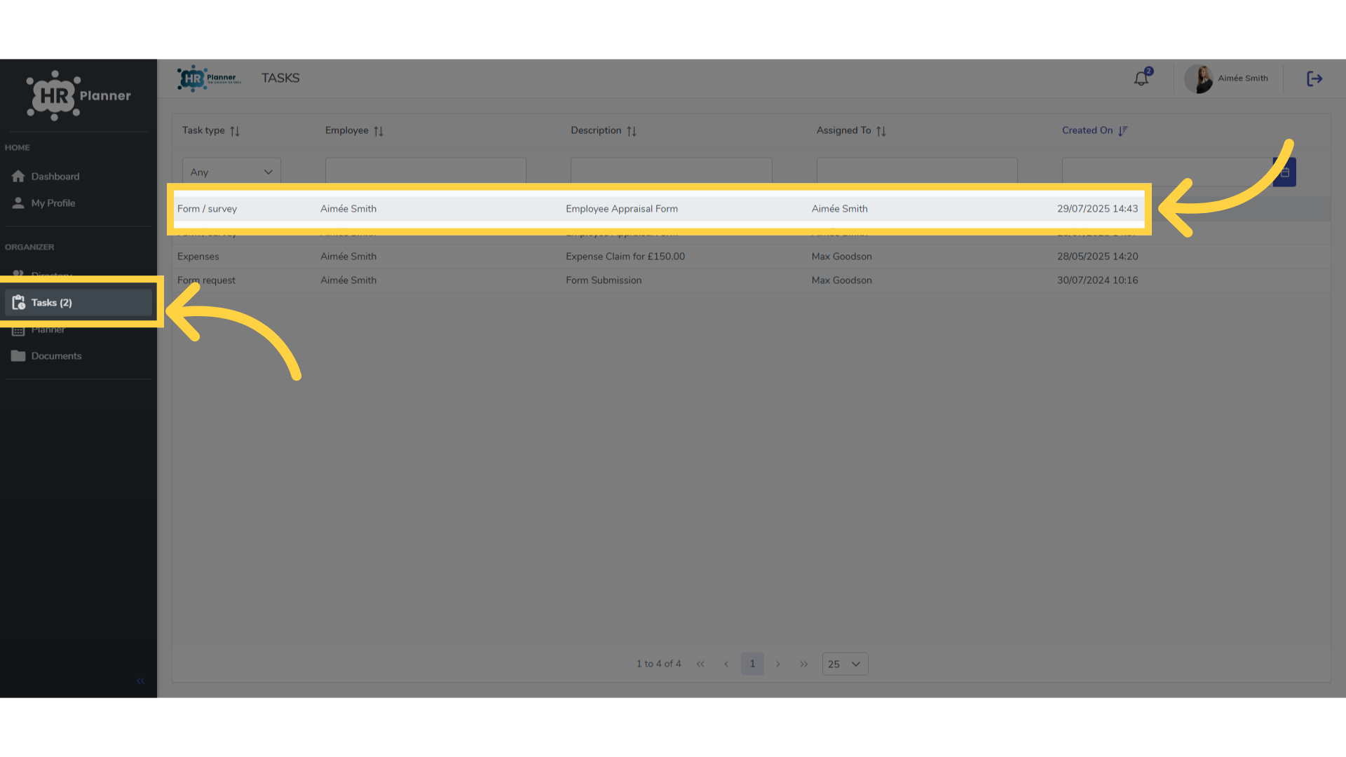 Accessing the Form