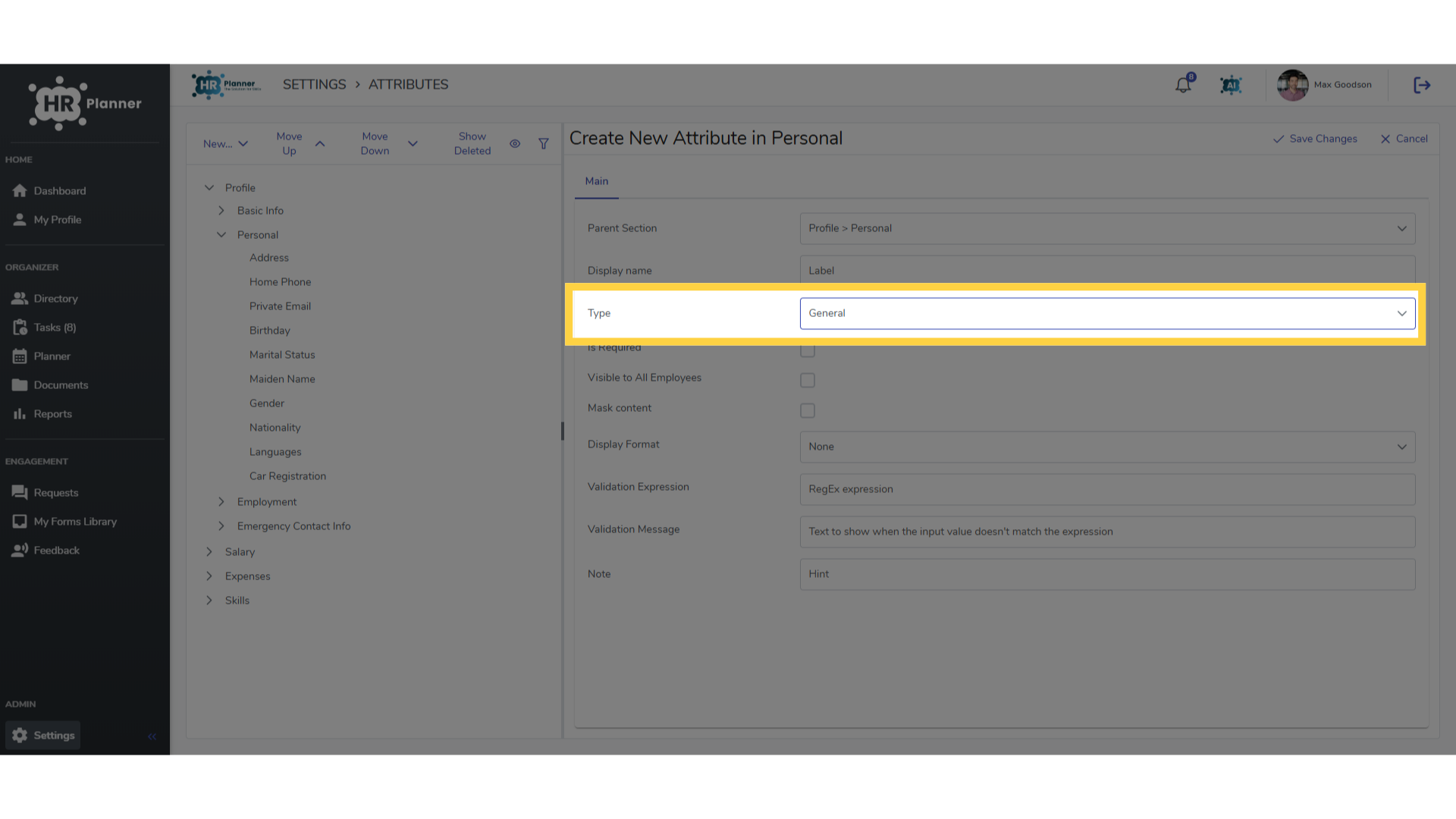 General Text Attributes