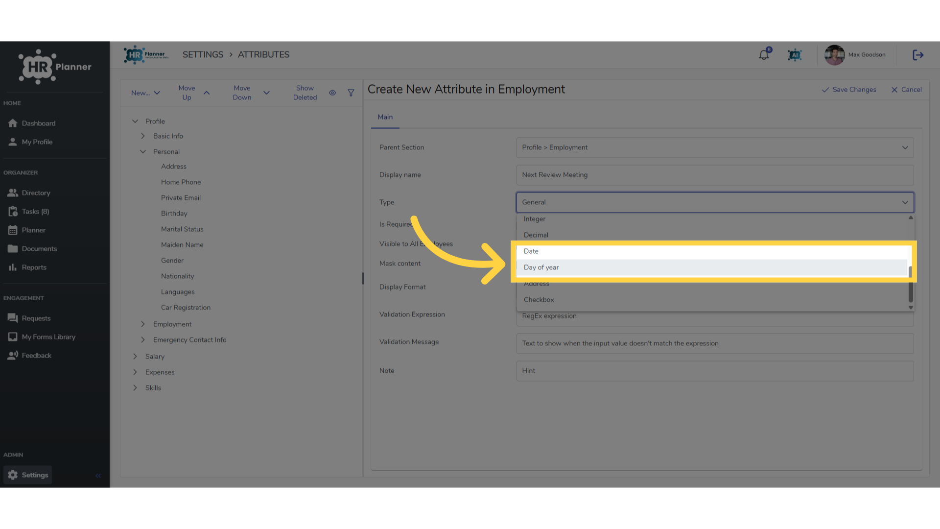 Date Attributes