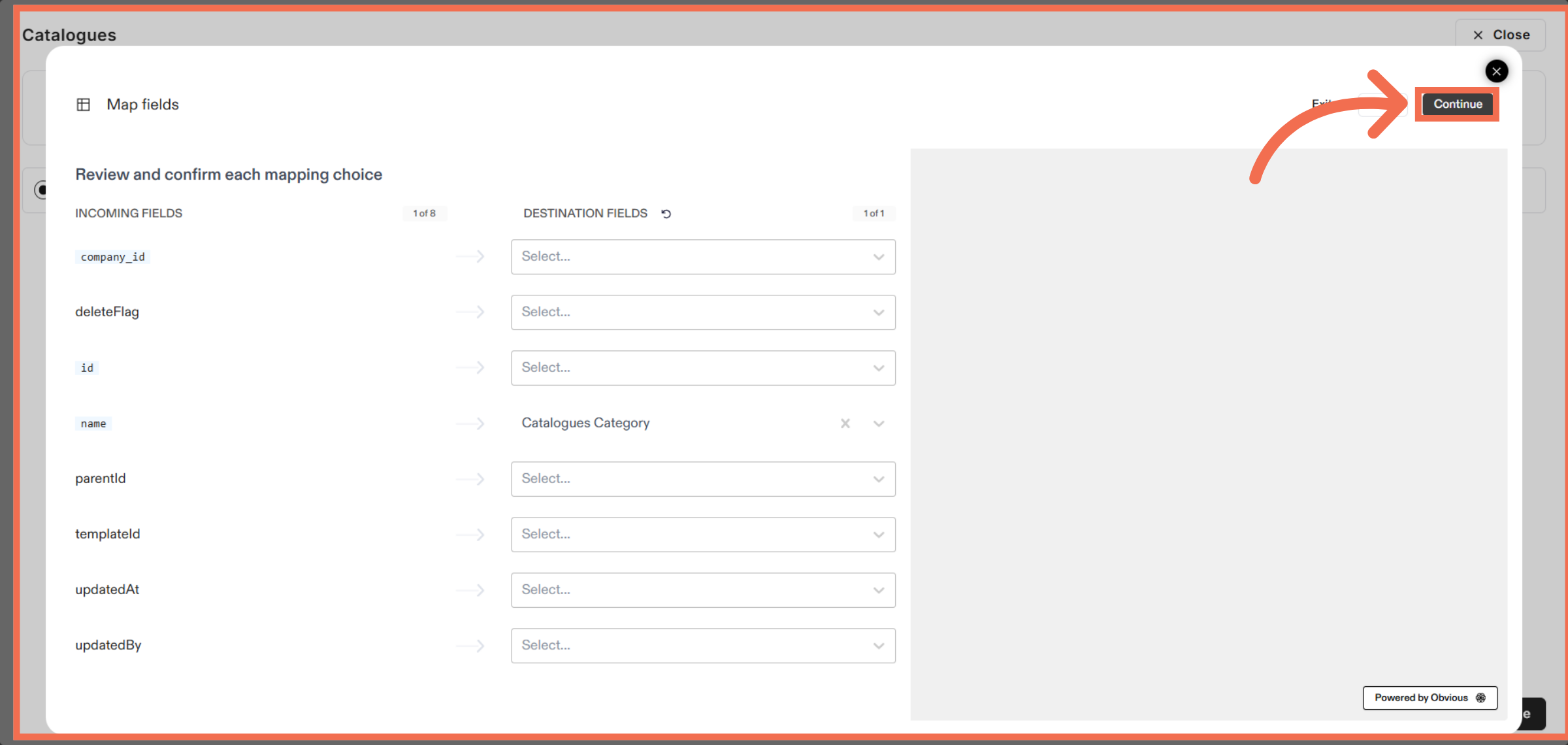 Review Mapping and Continue