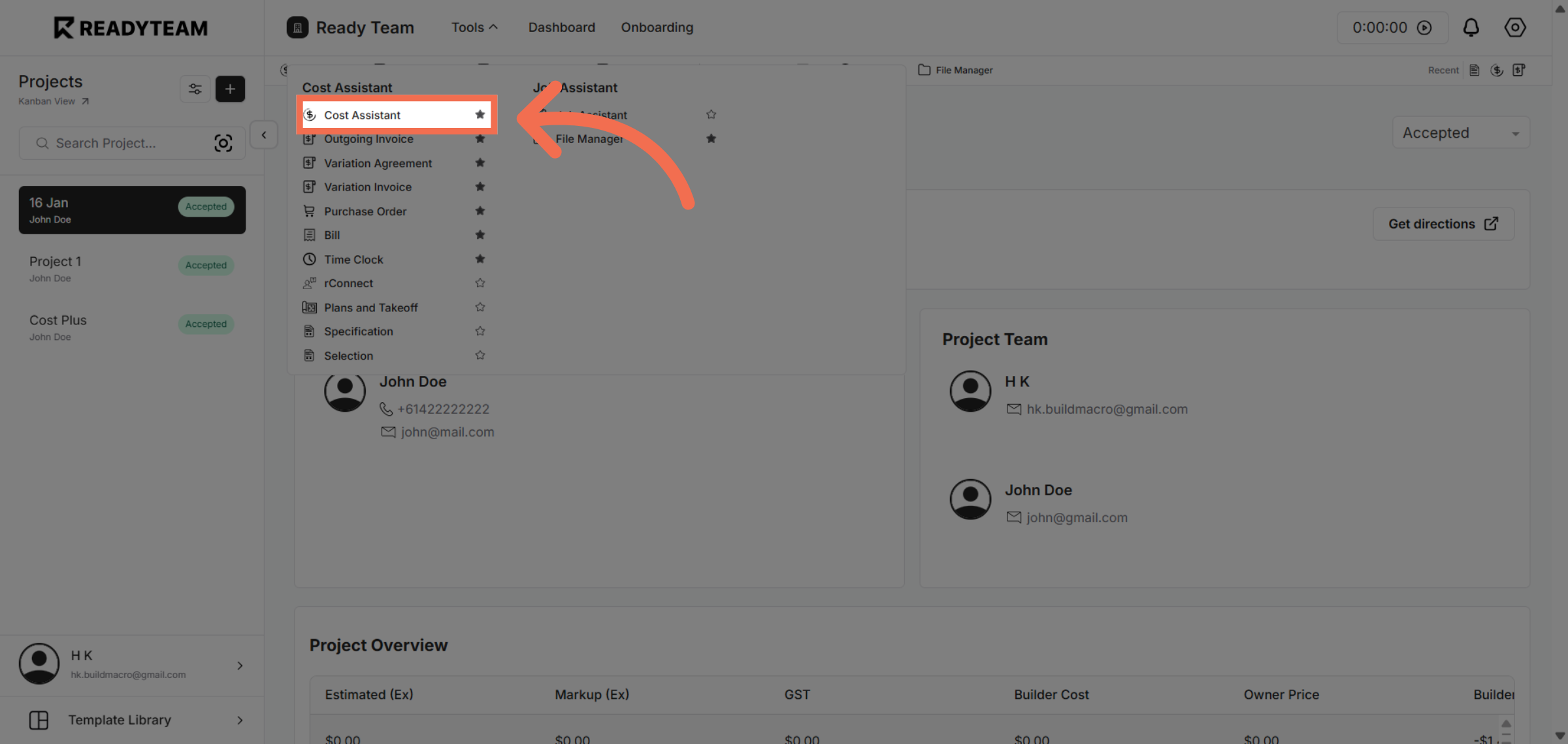 Launch Cost Assistant