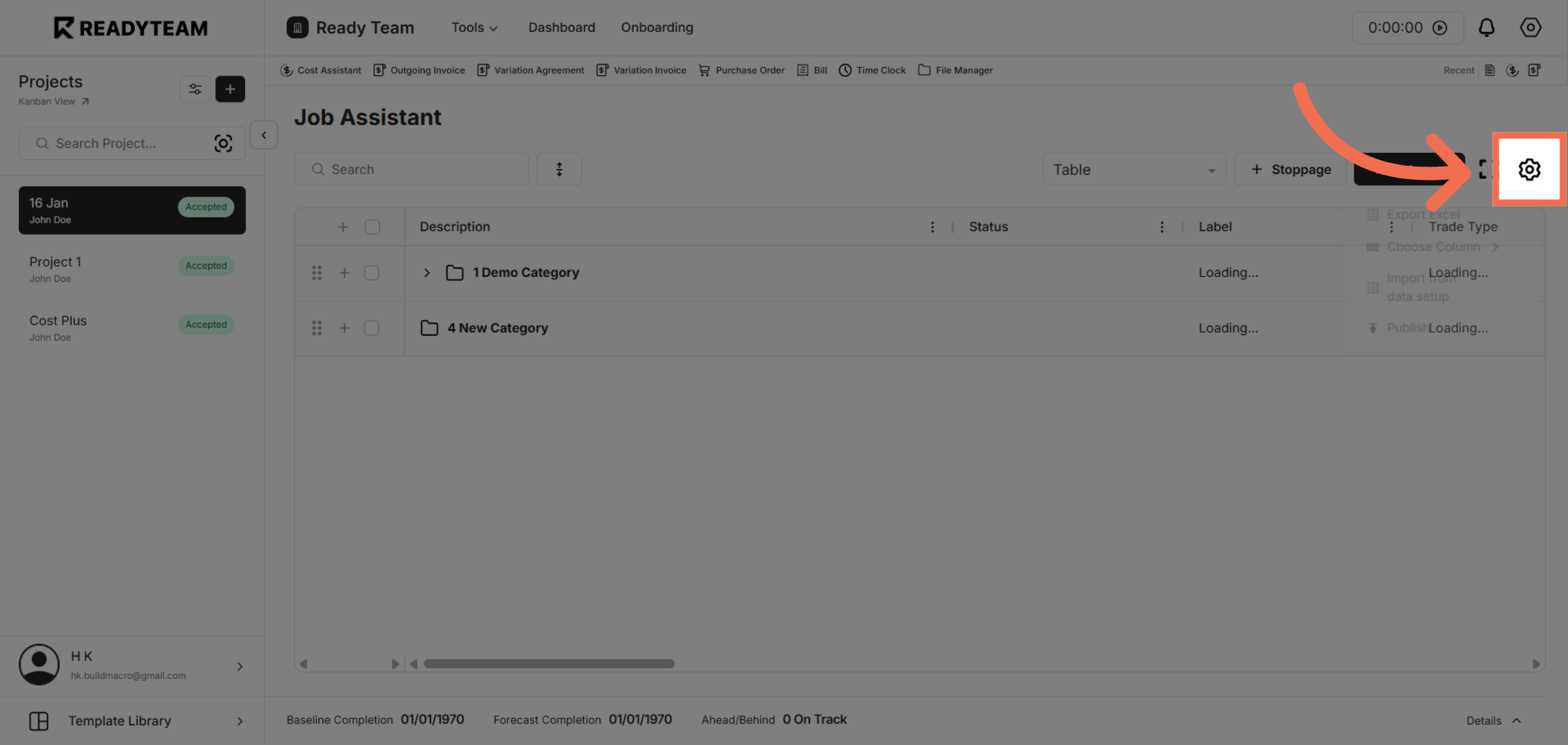 Access Display Settings