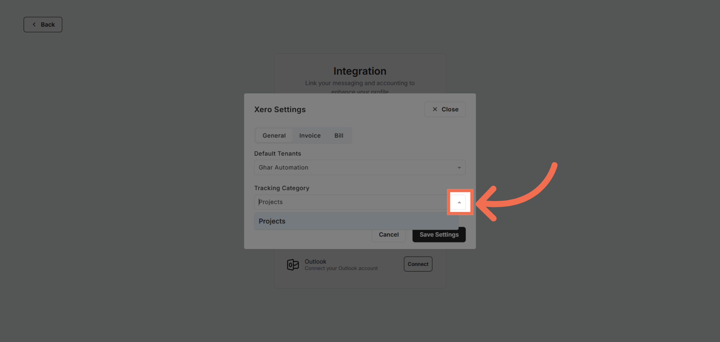 Option Tracking Category Options