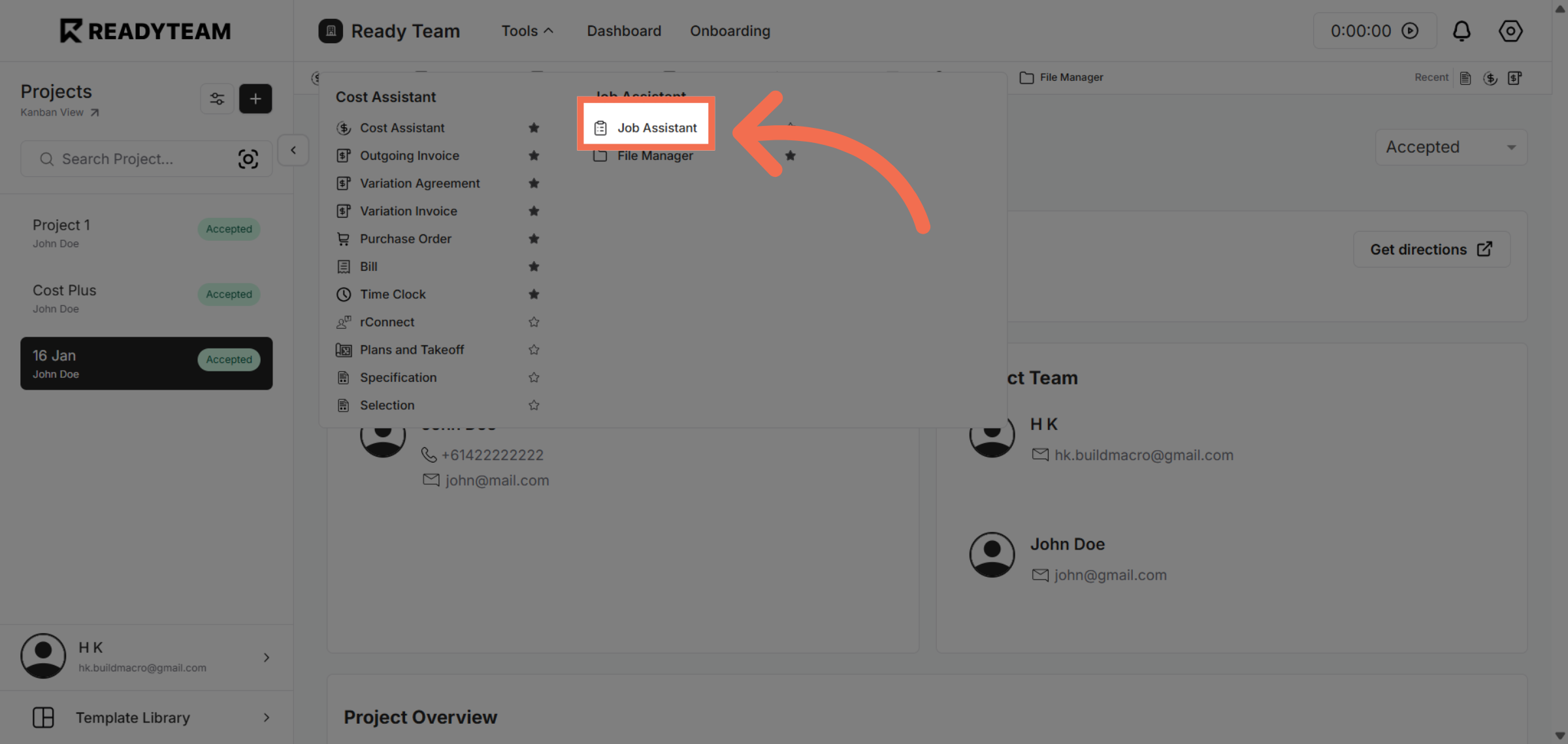 Access Job Assistant