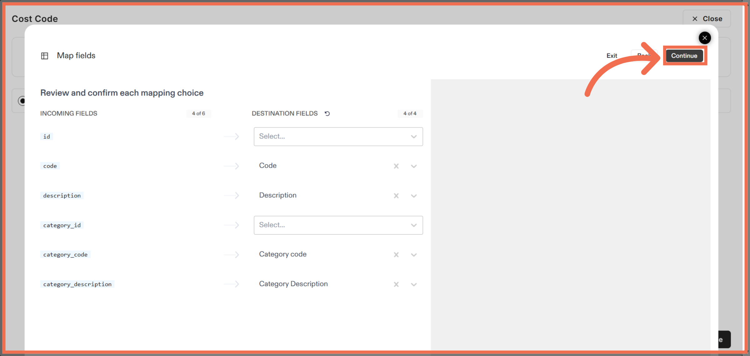 Review Mapping and Continue