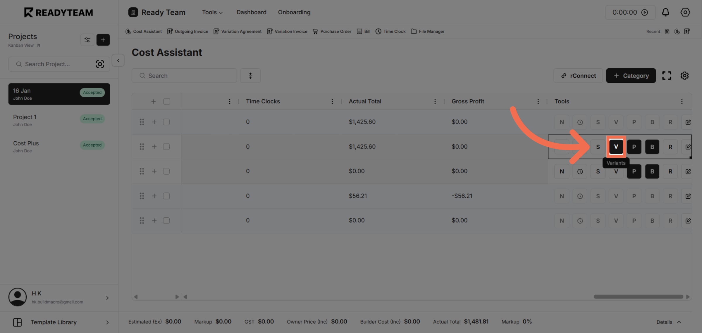Open Variation Tools
