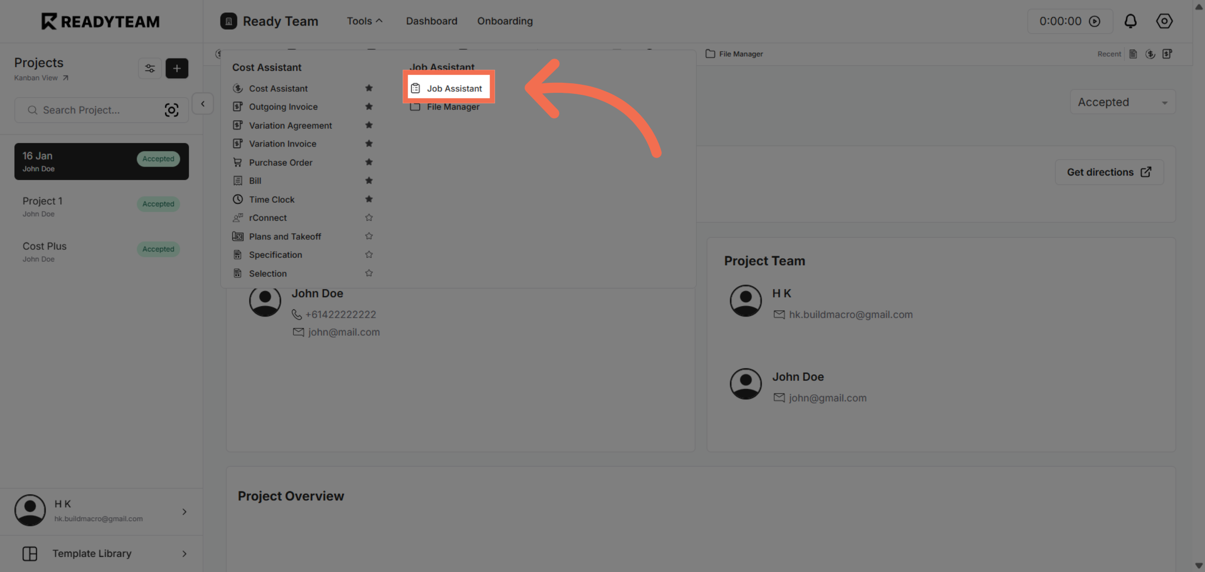 Access Job Assistant