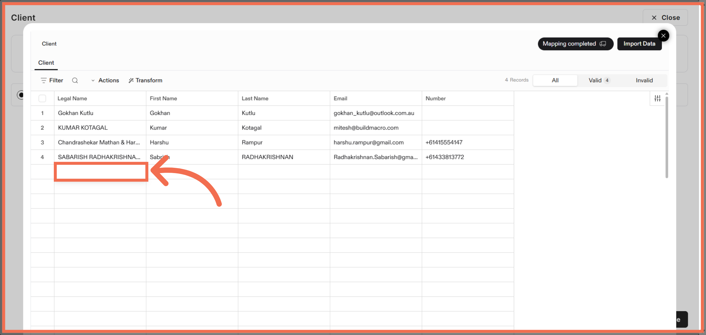 You can also Add Data Manually