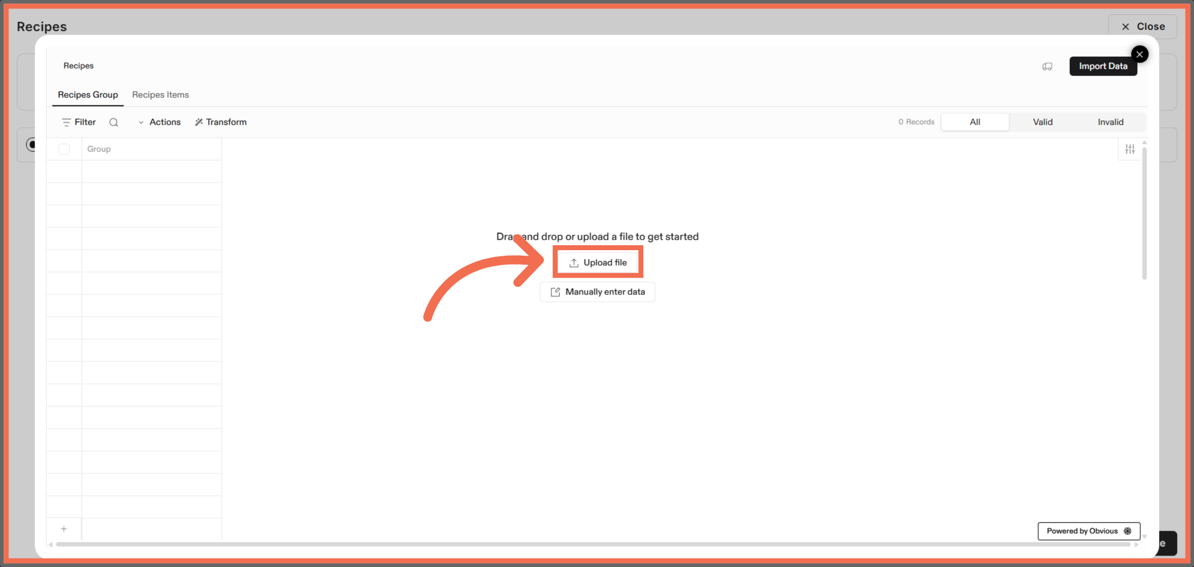 Initiate File Upload