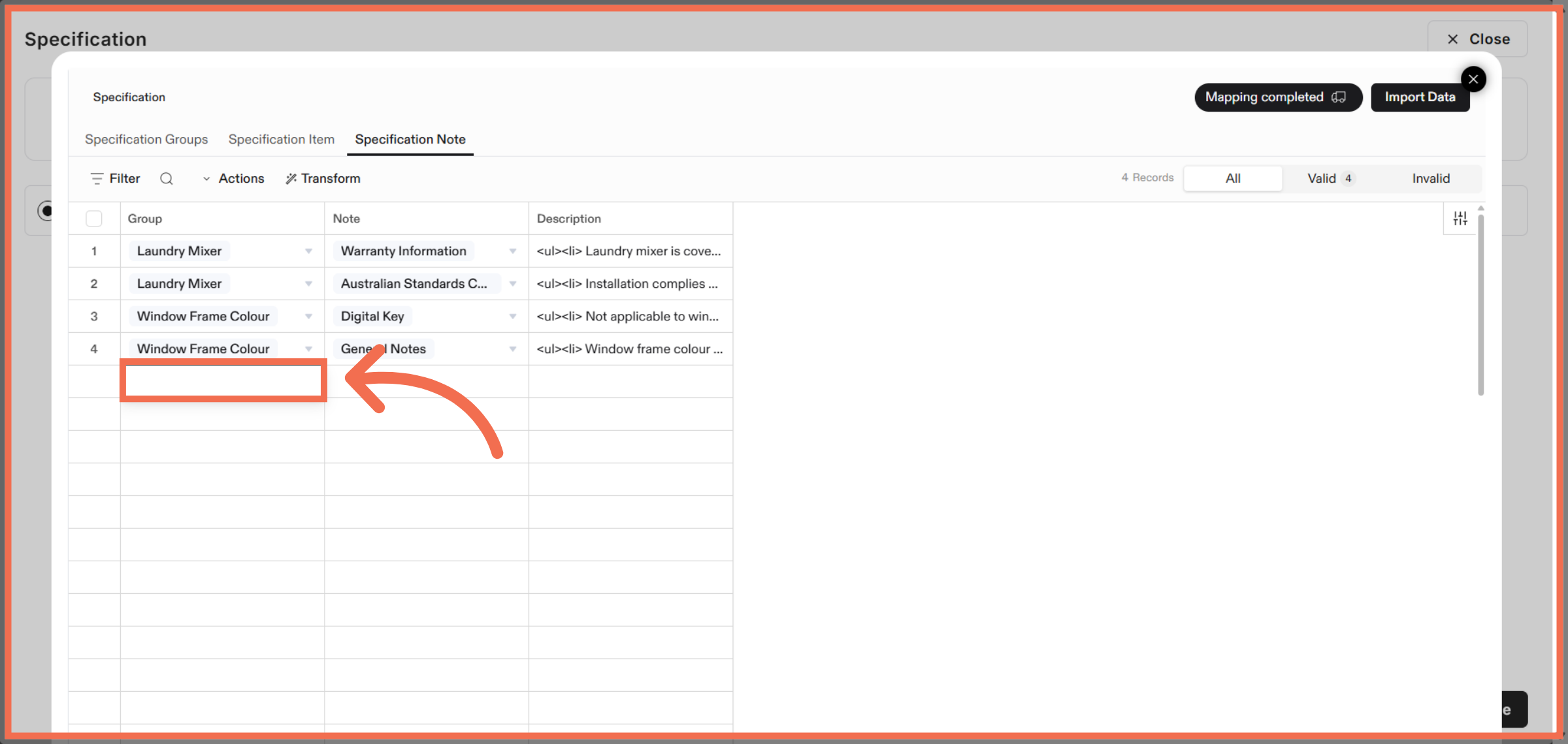 You can also Add Data Manually