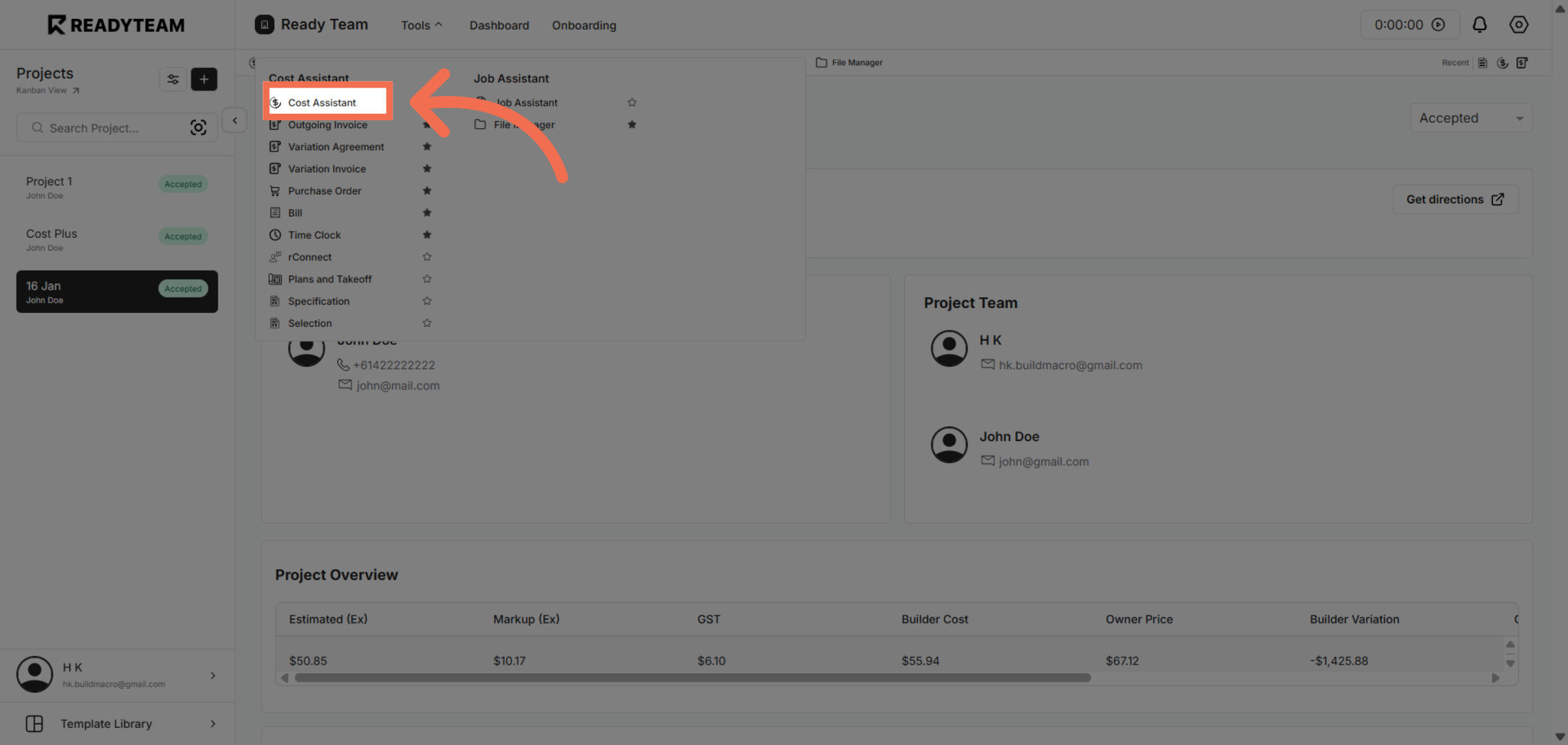 Choose Cost Assistant