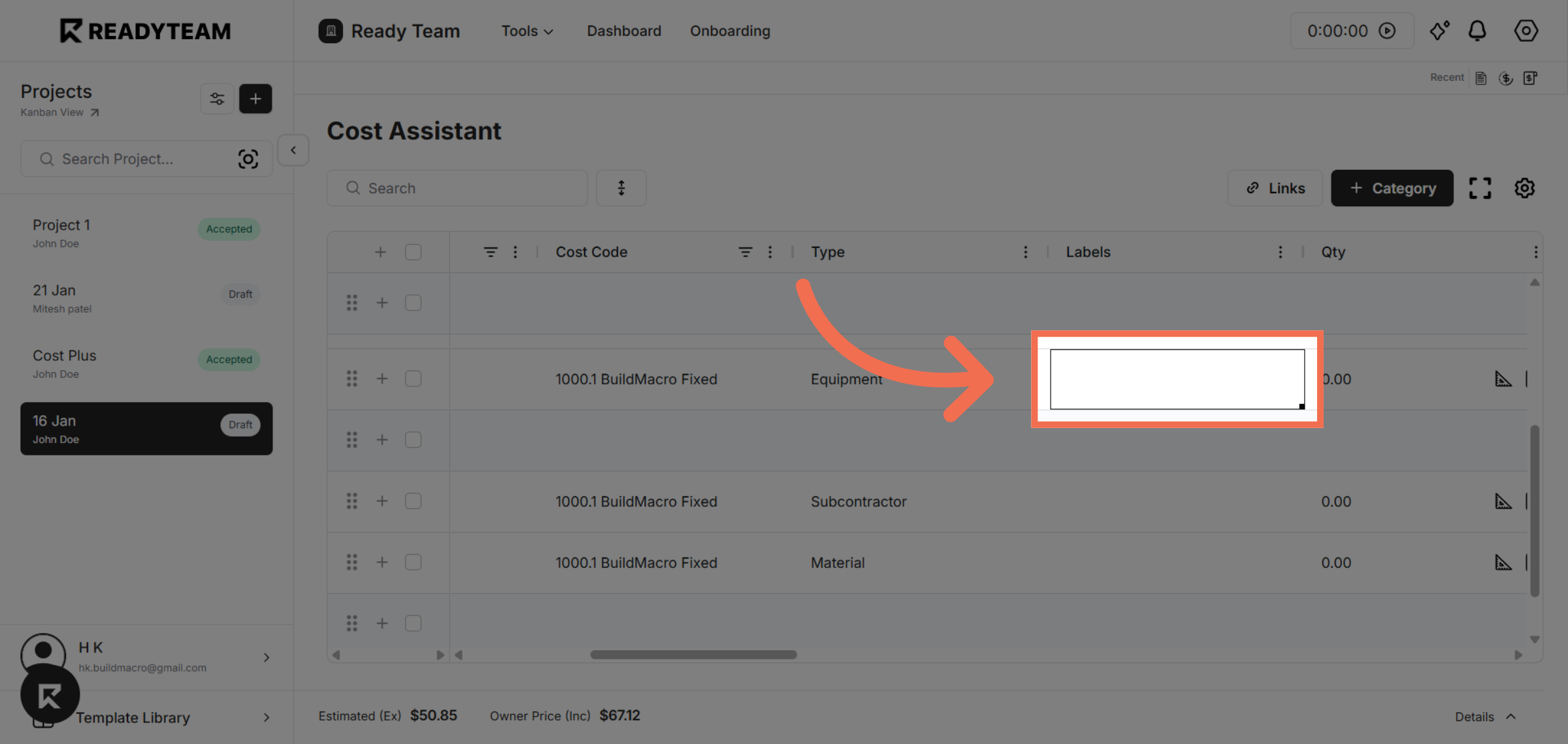 Select a Multi-Select Dropdown Cell