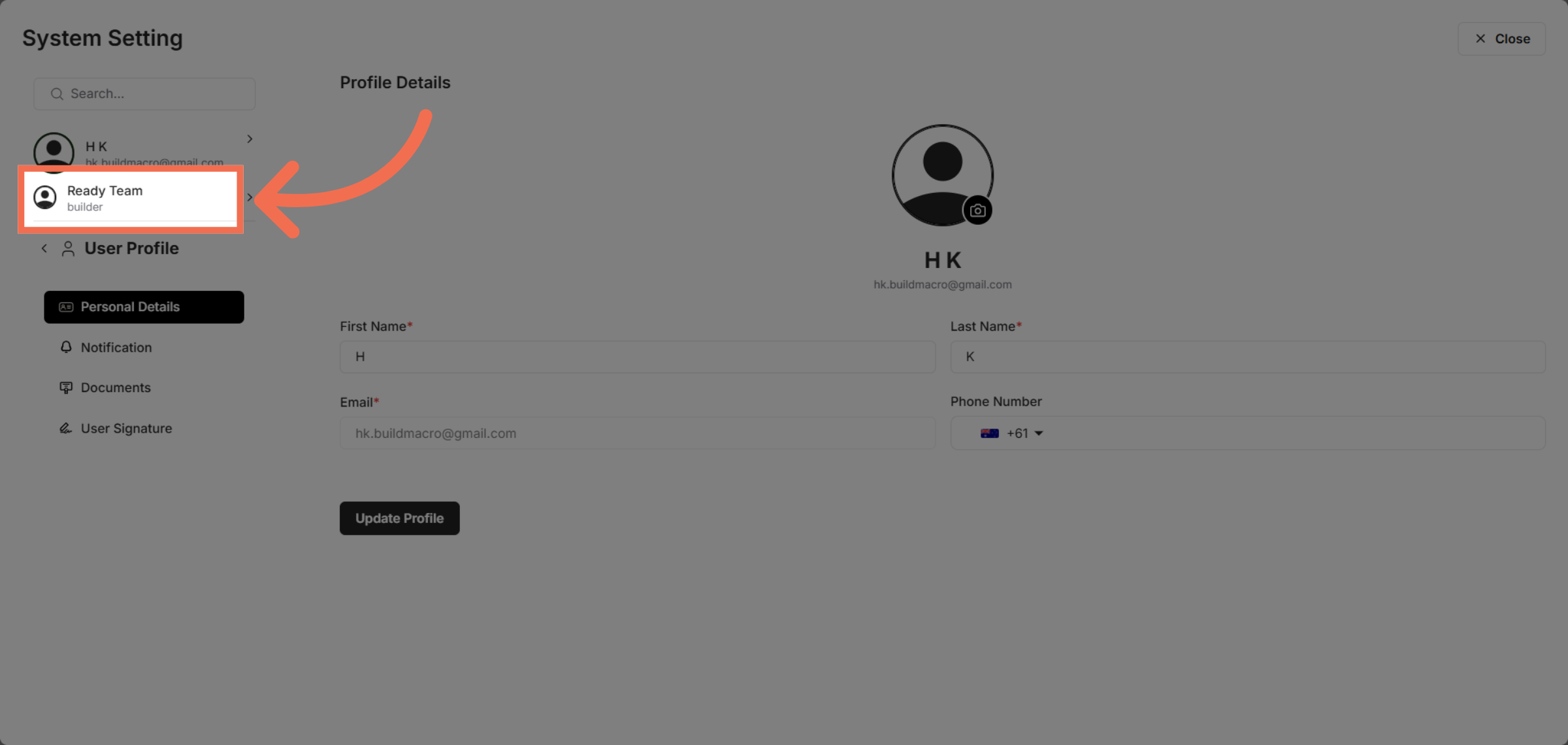 Access Company Section