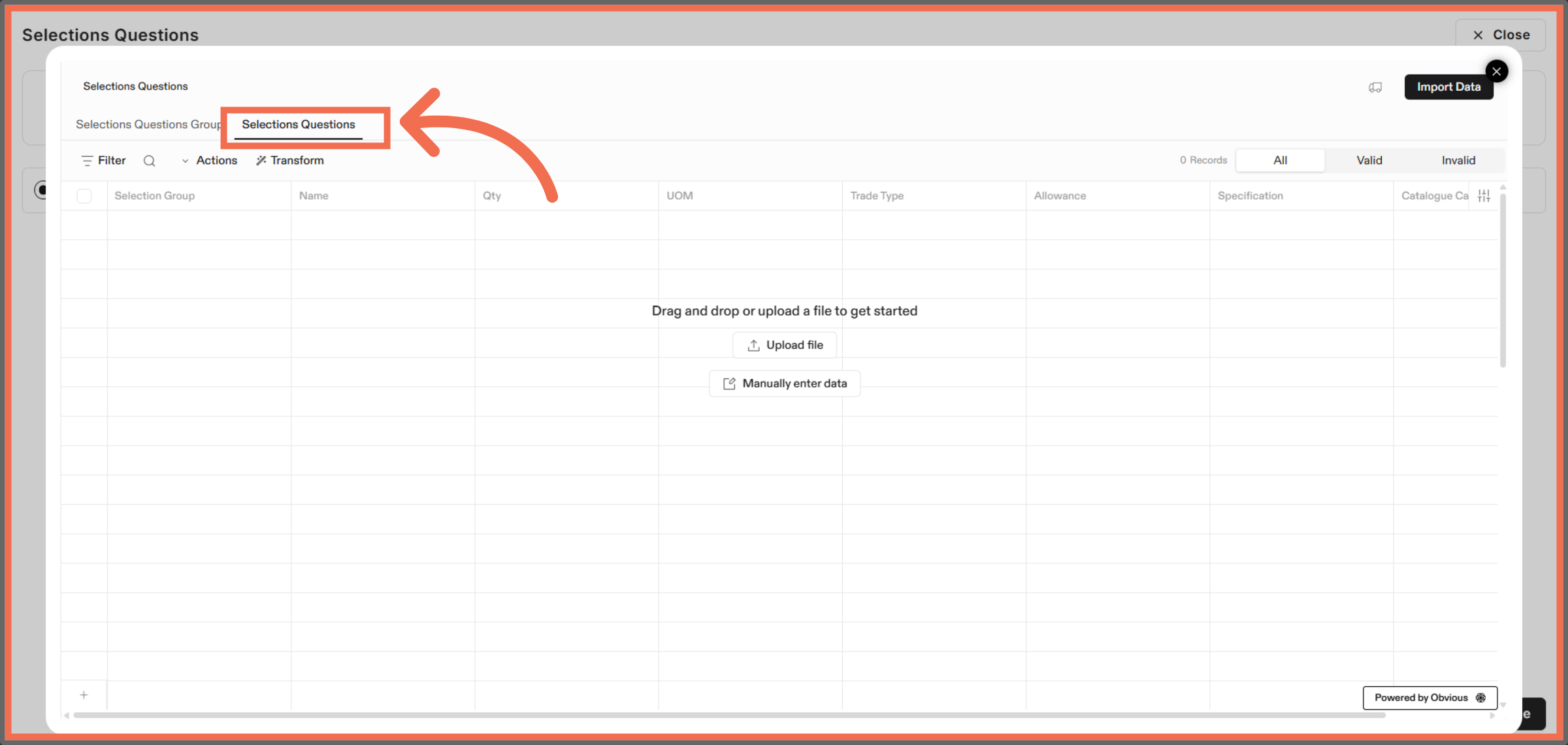 Select Selection Questions