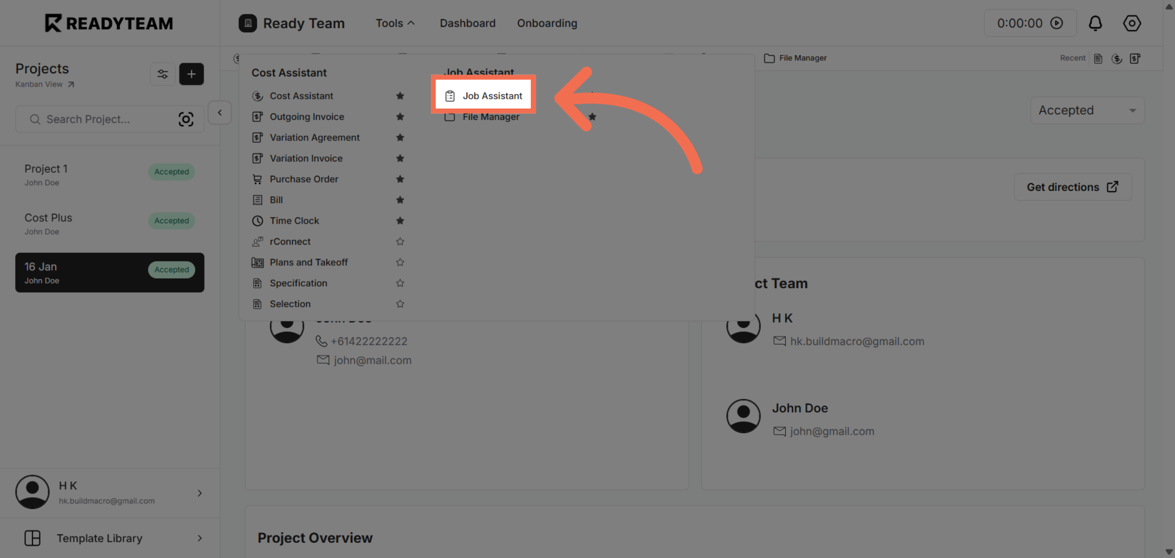 Access Job Assistant