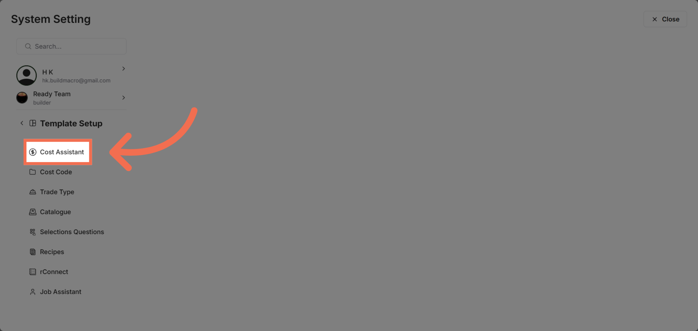 Select Cost Assistant