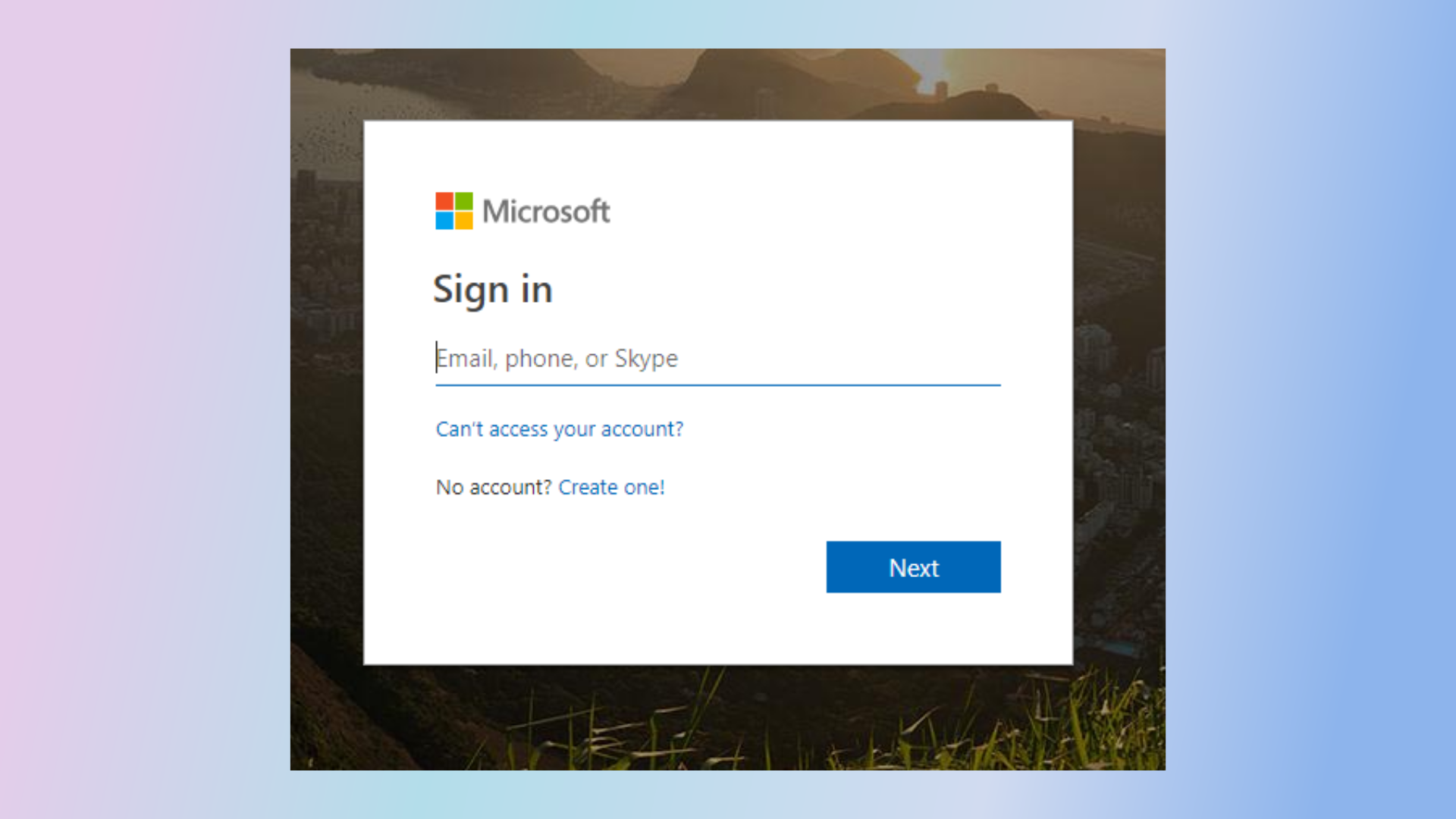Asked to login