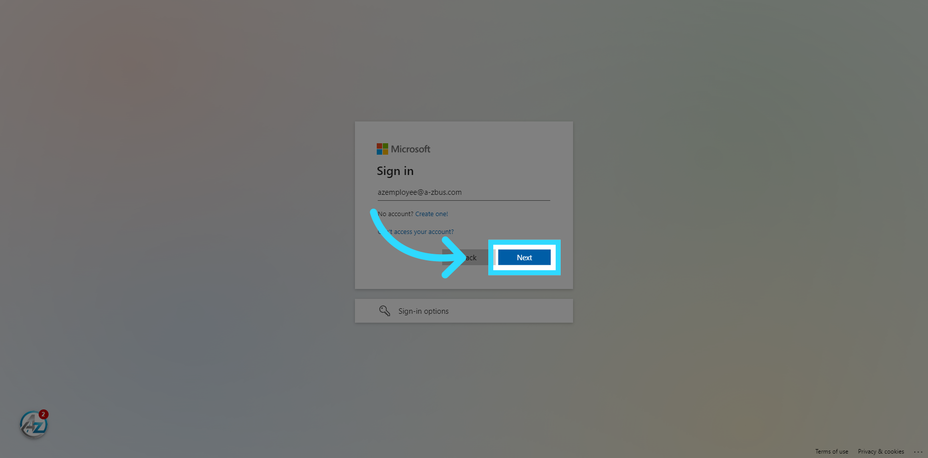 Click 'Next'