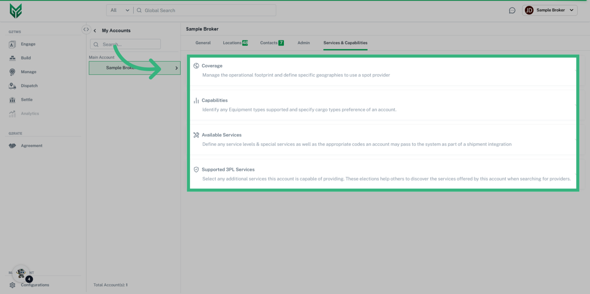 Click the desired Category