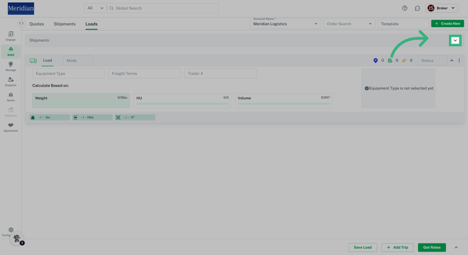 Select top Dropdown arrow