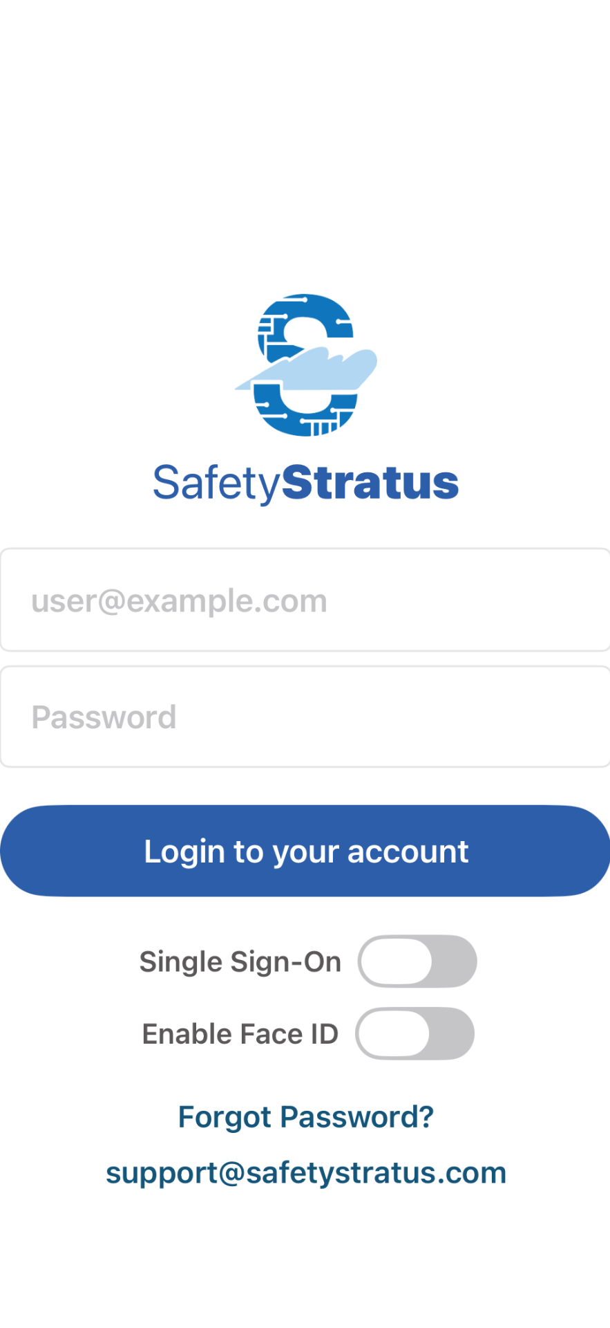 App Home Screen