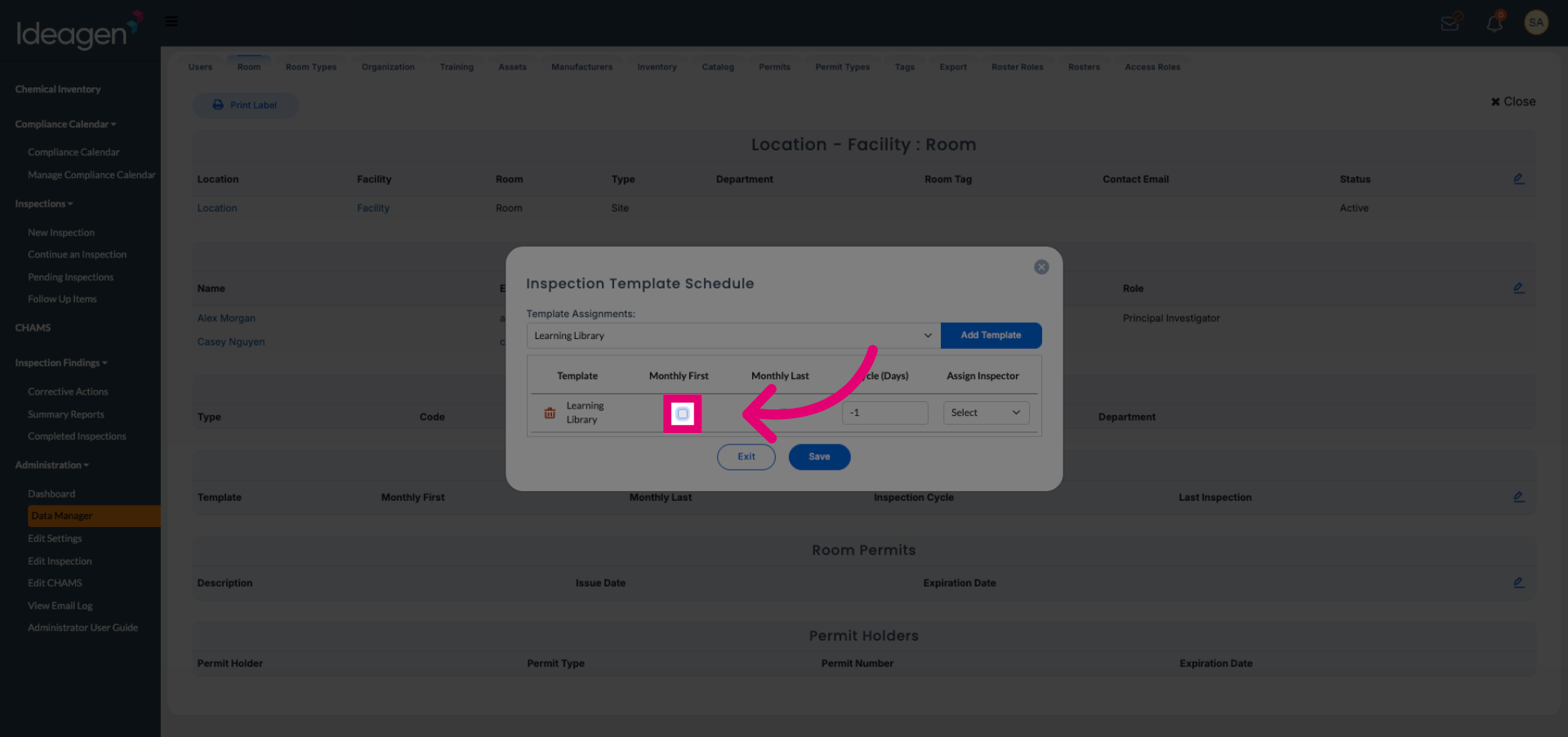 Enable Template Option