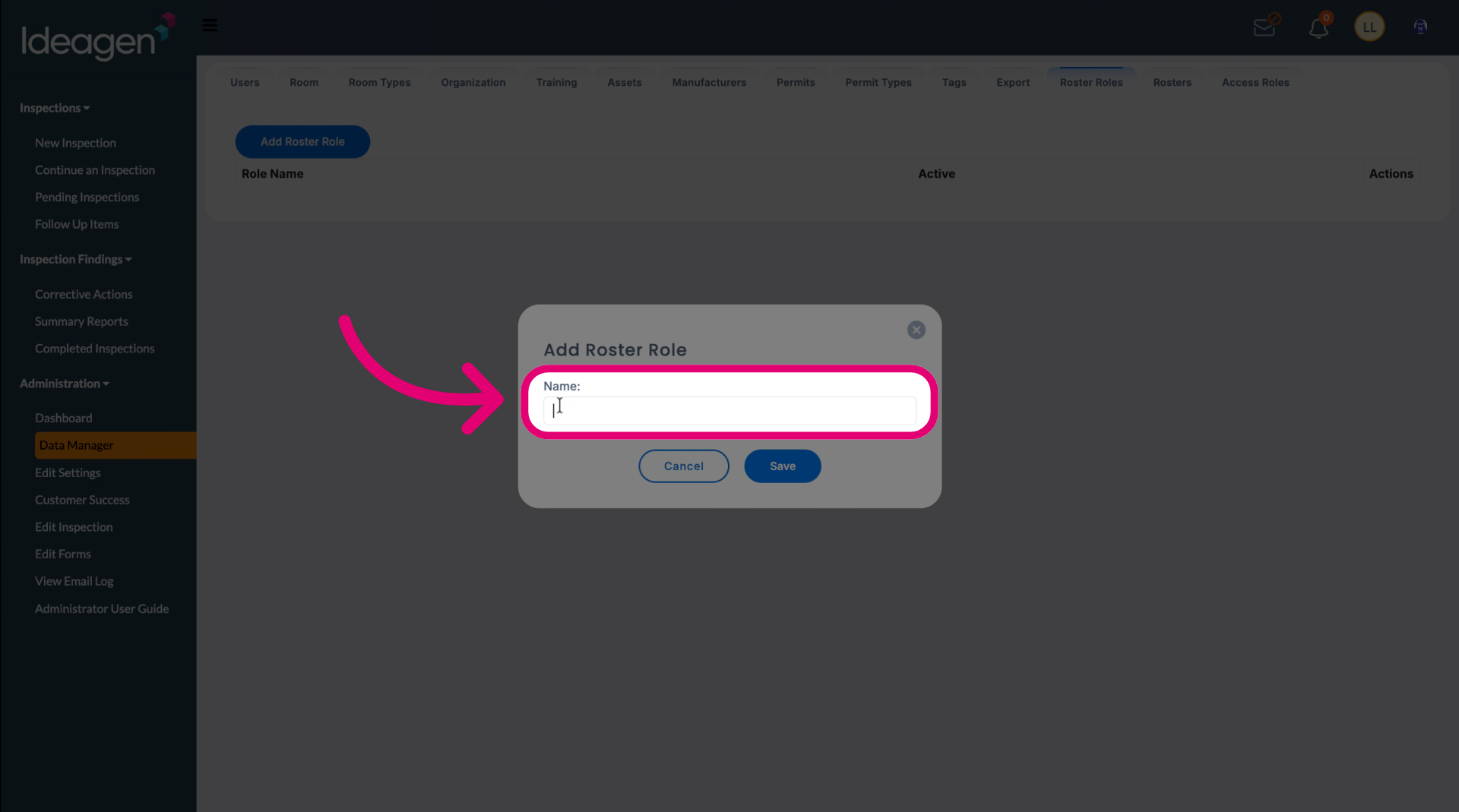 Enter a name