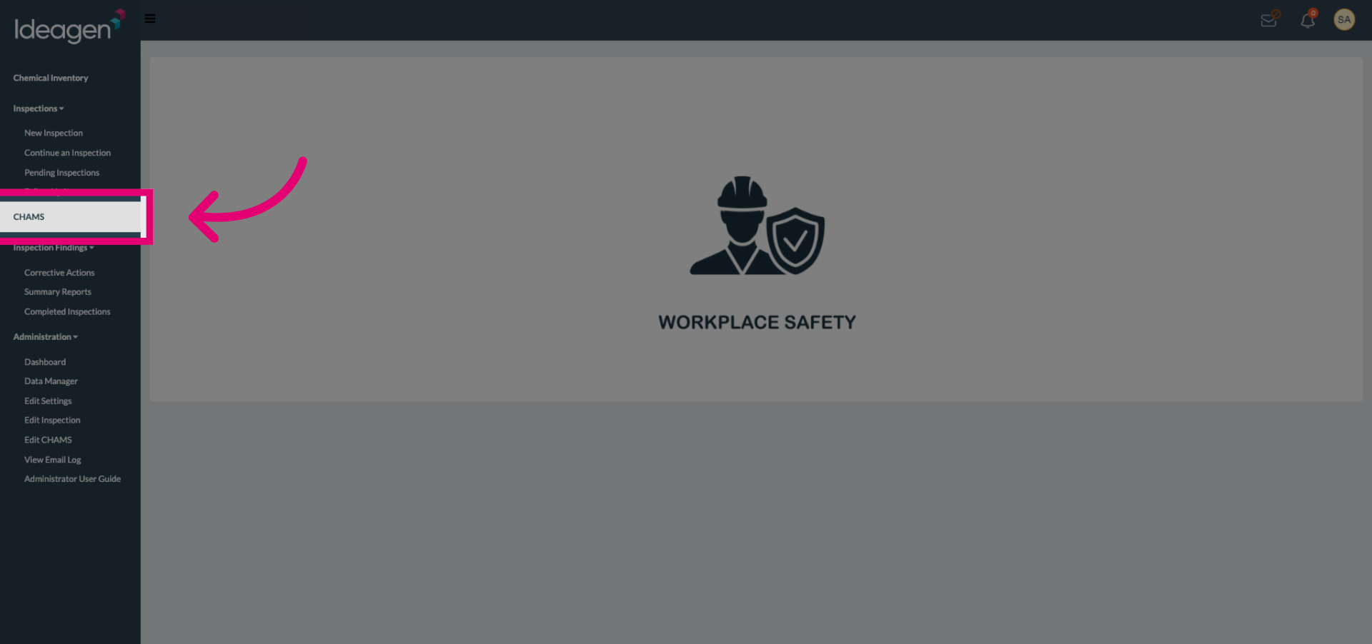 Navigate to the Assessments Module