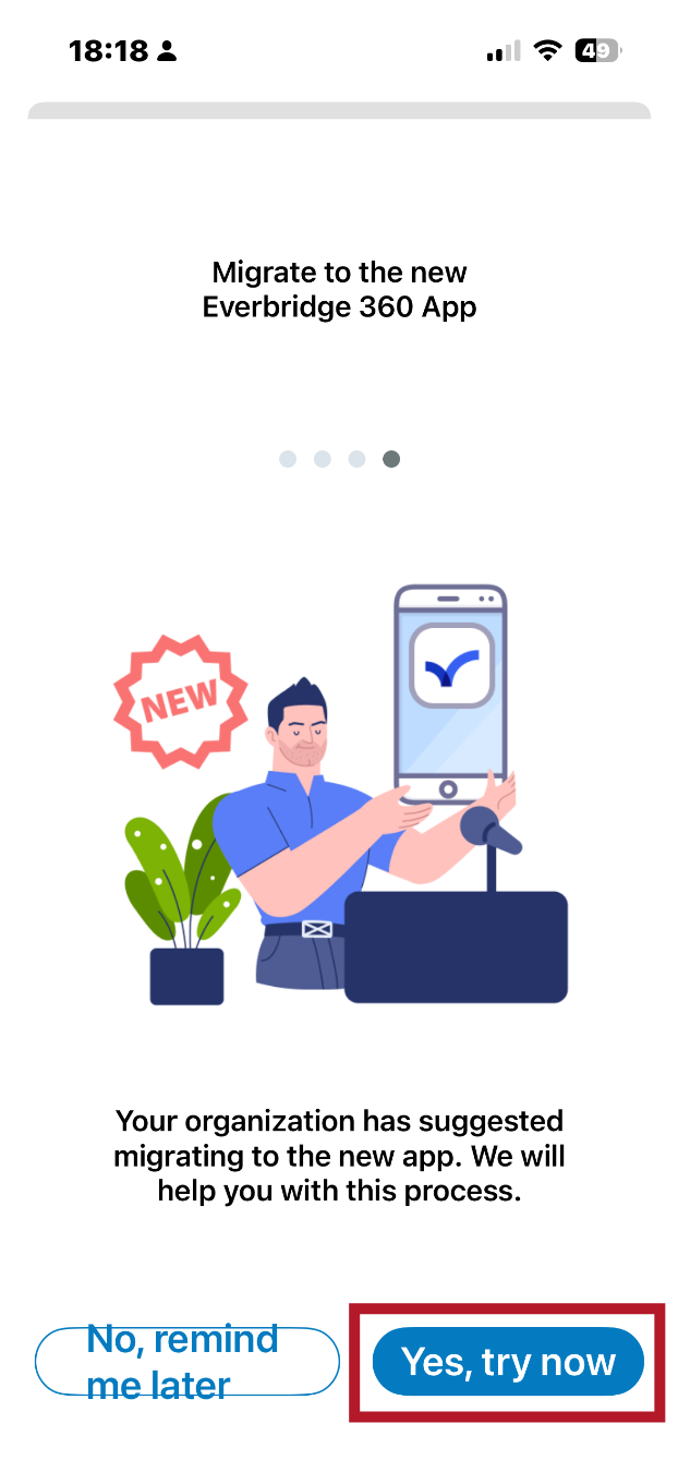 Click Yes