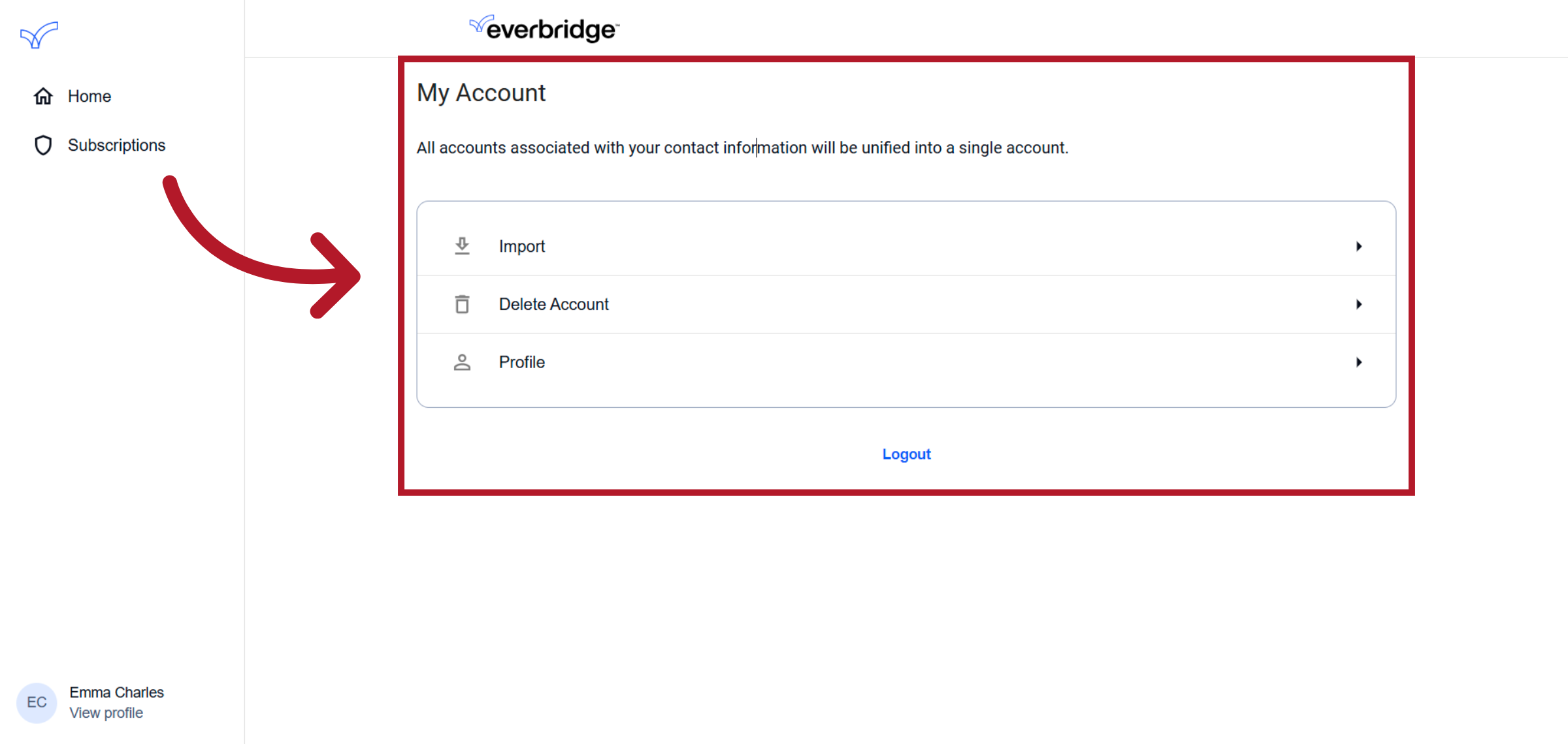 View User Profile