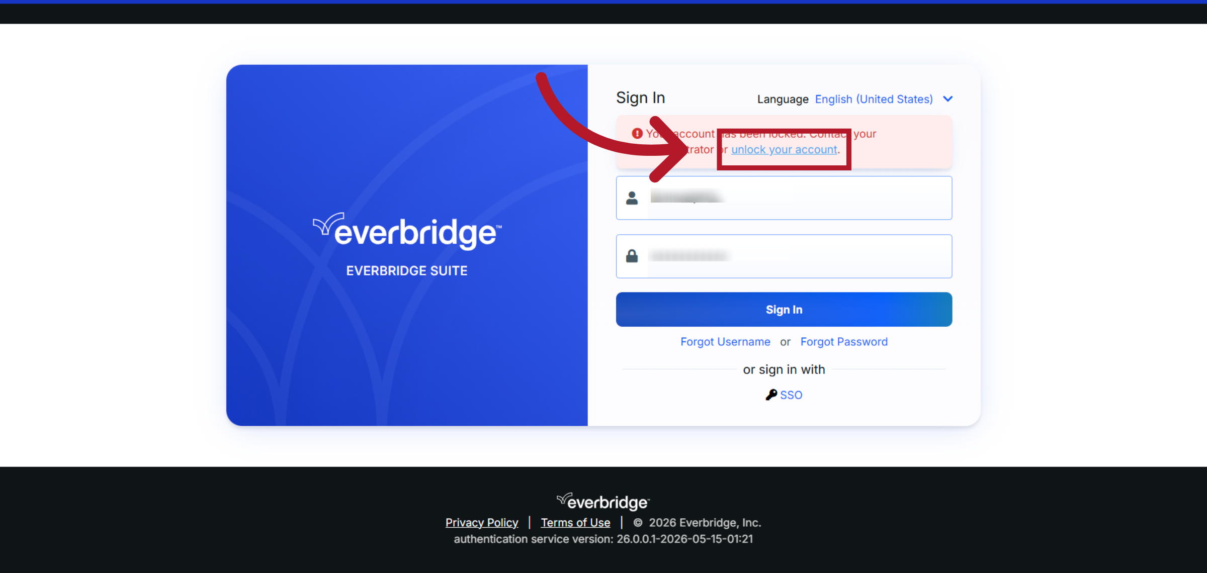 Start Account Unlock Process