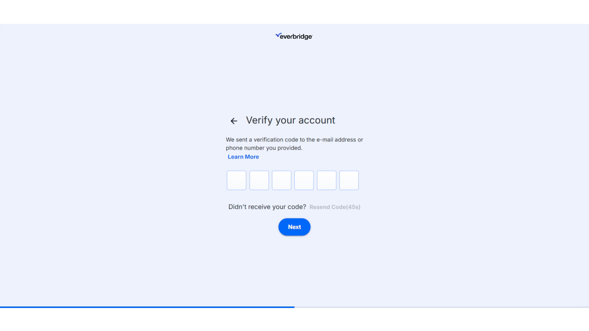 Enter Verification Code
