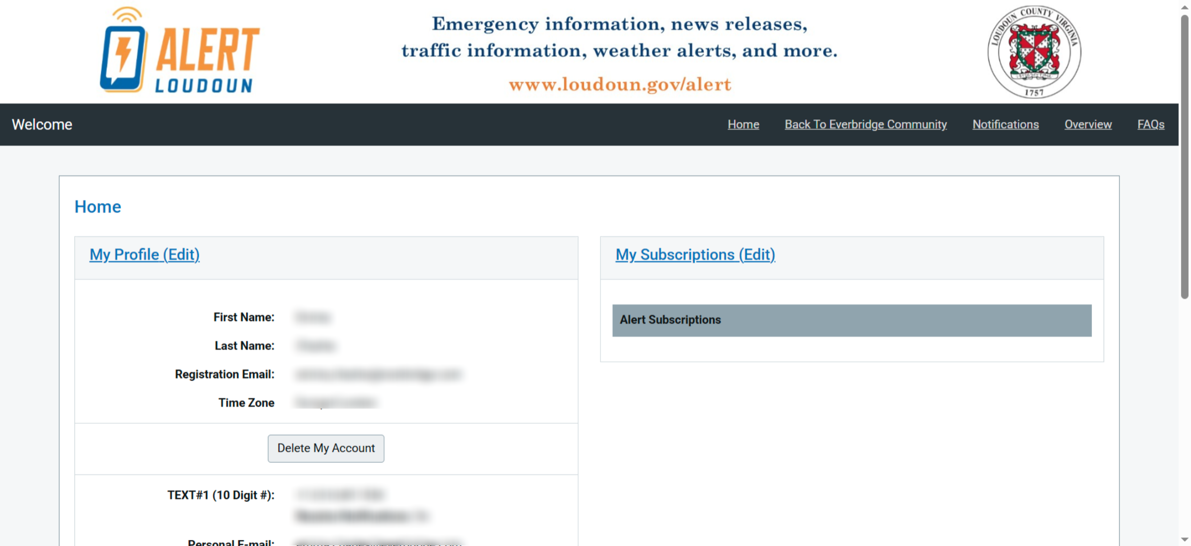 Registered Page