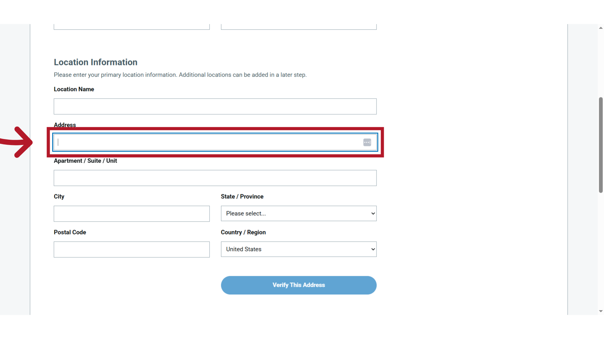 Add Missing Information