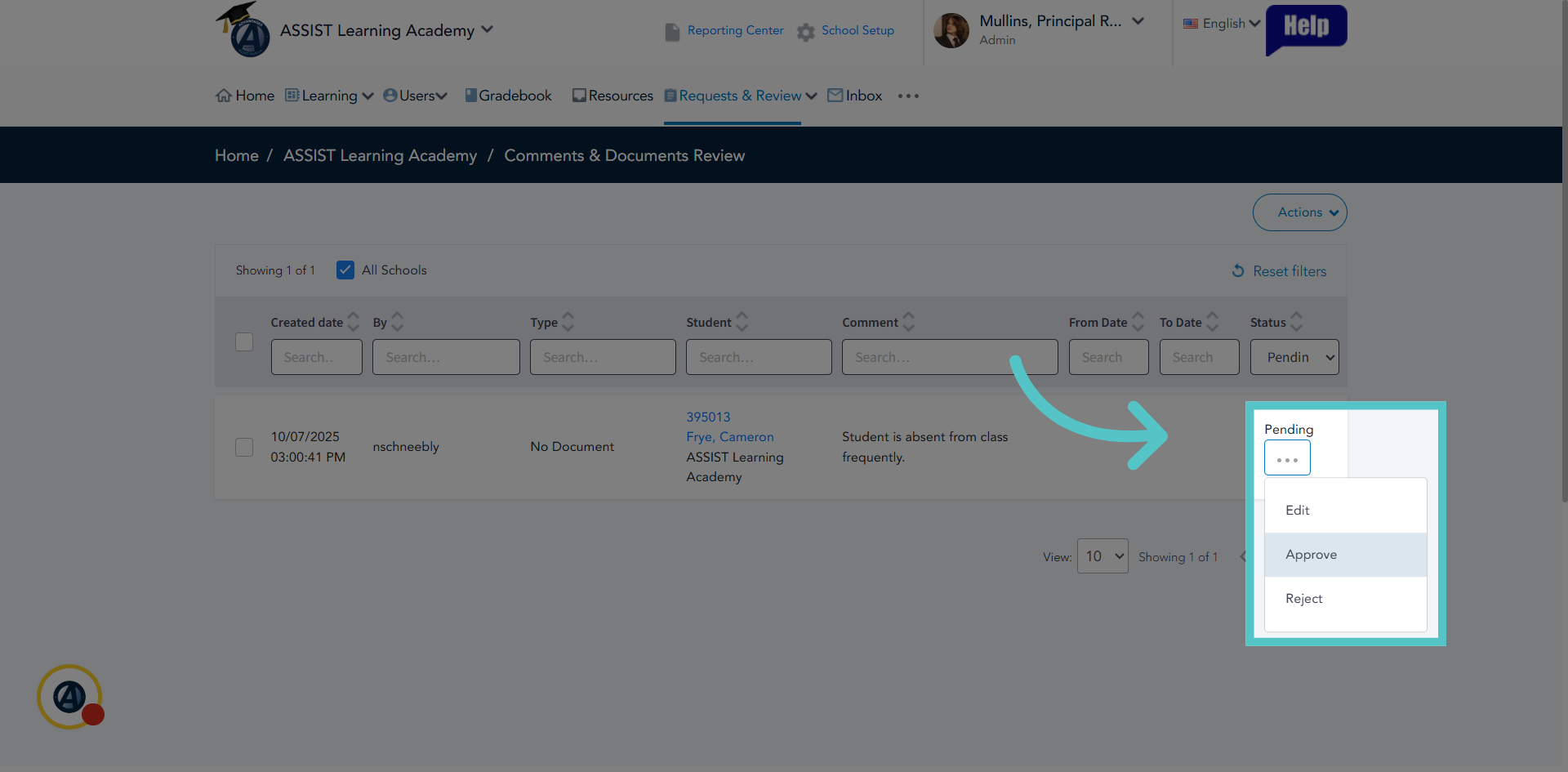 Manage Request