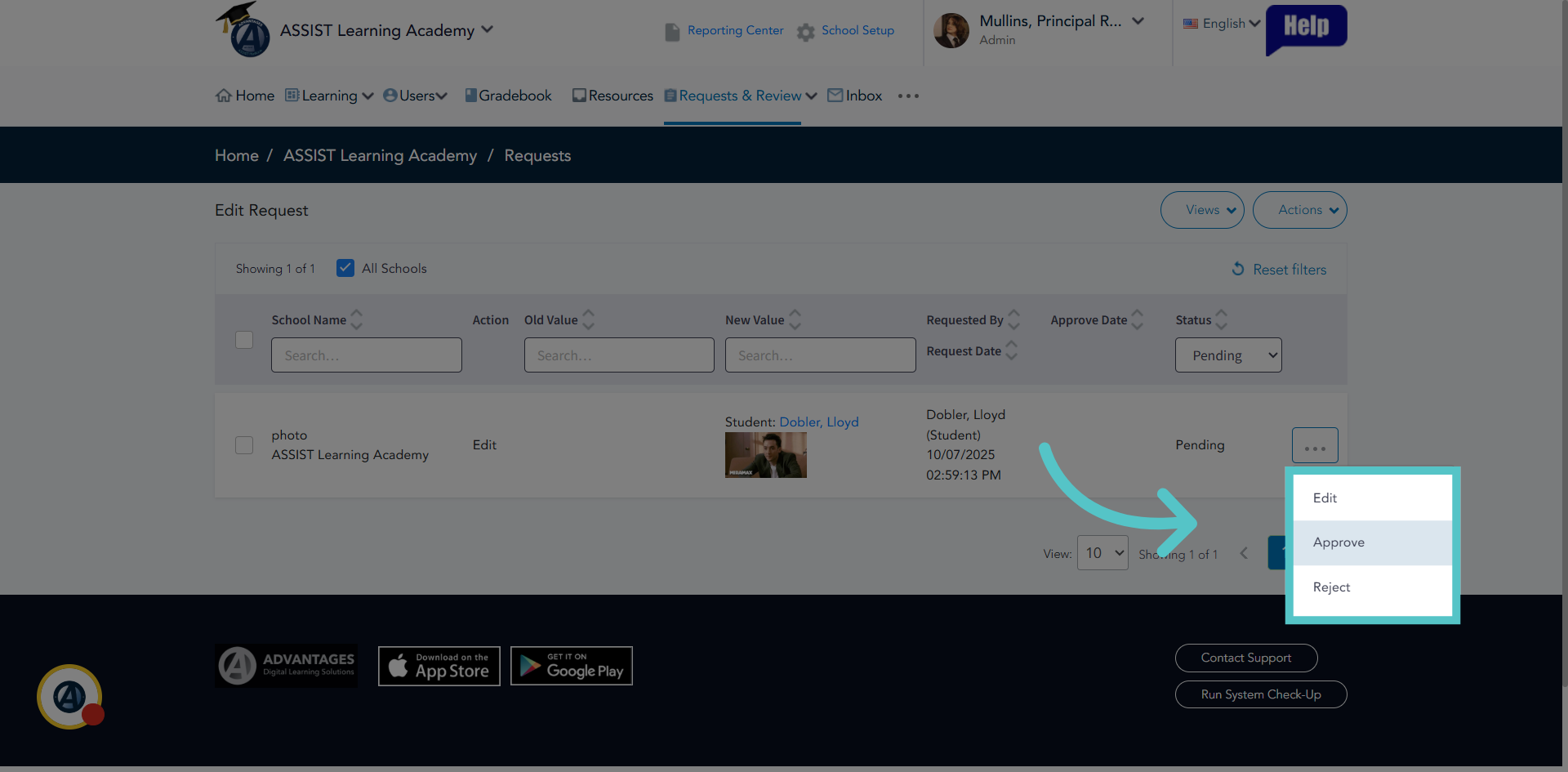 Manage Request
