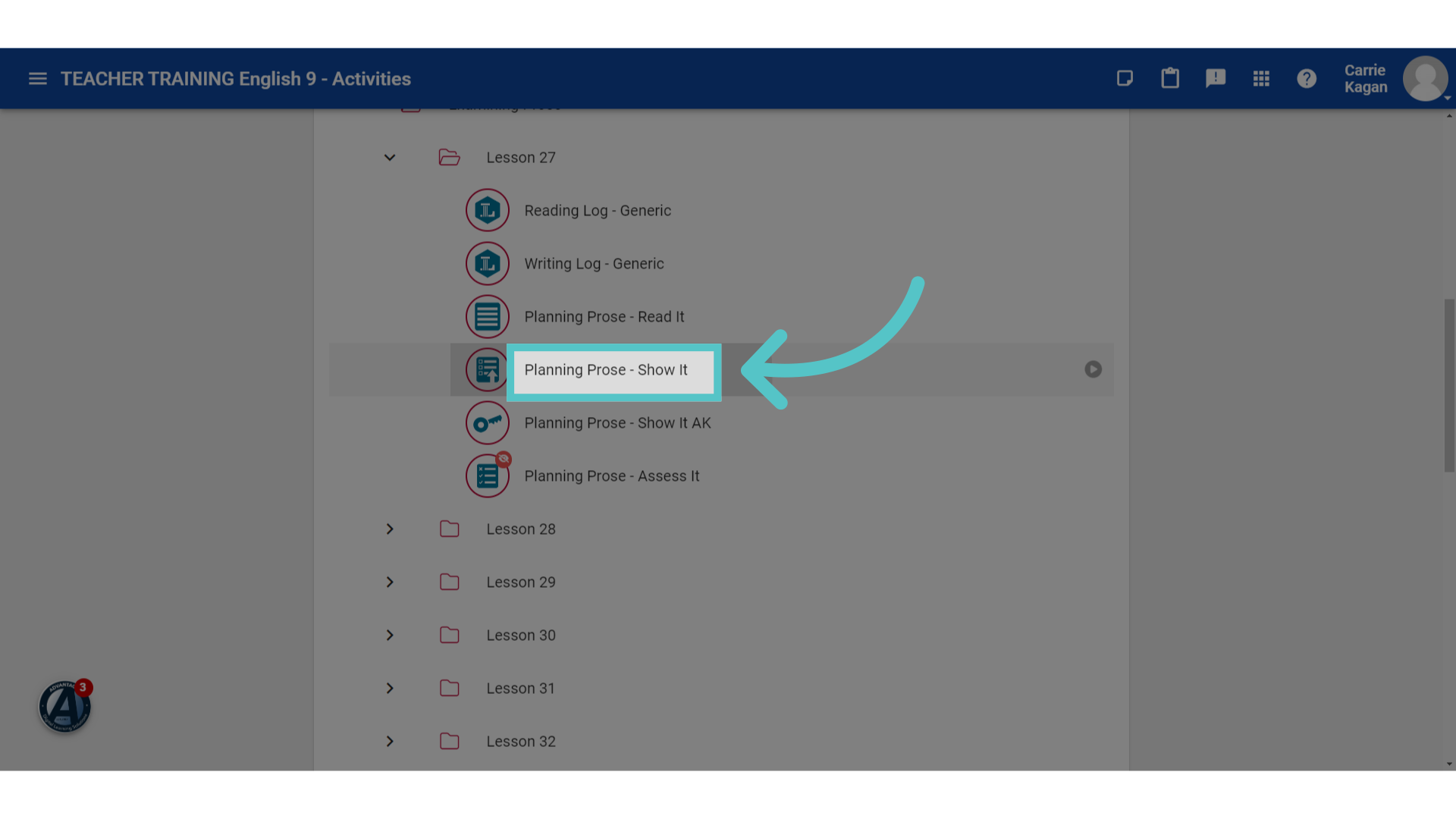 Select Learning Object