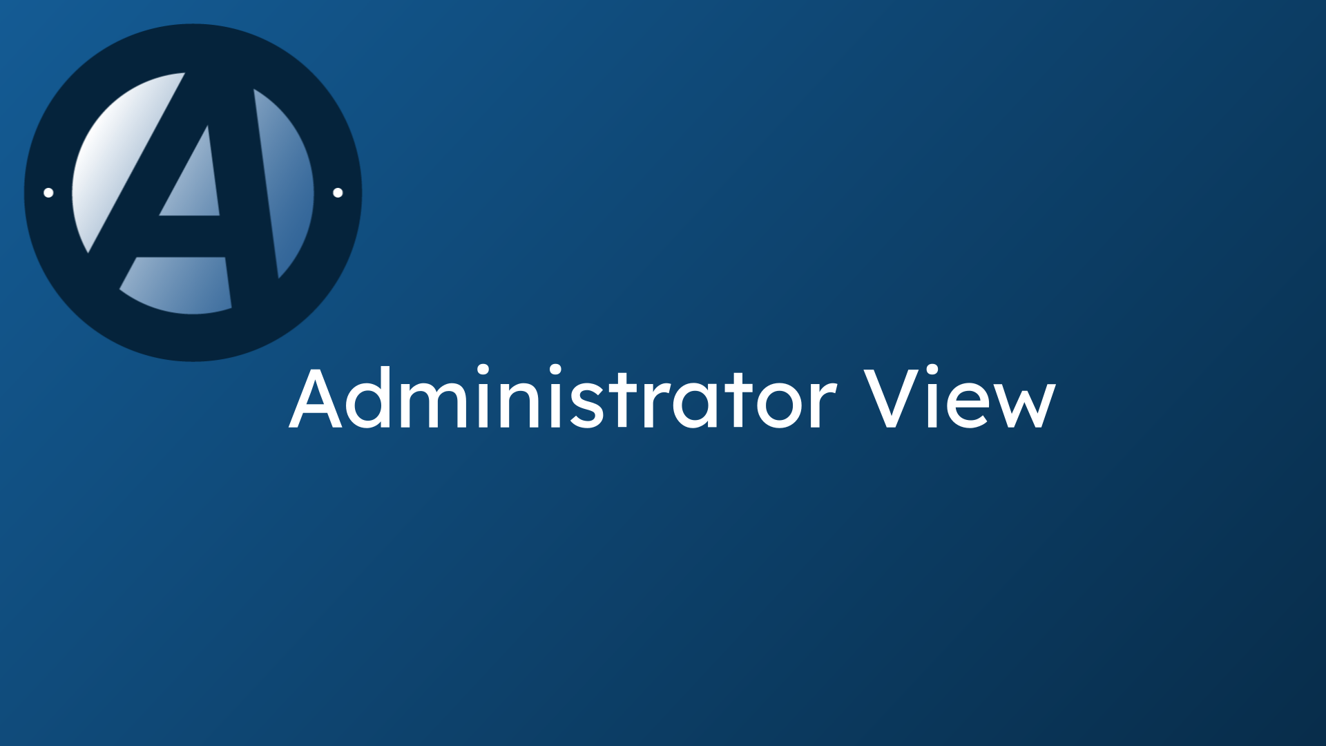 Administrator View