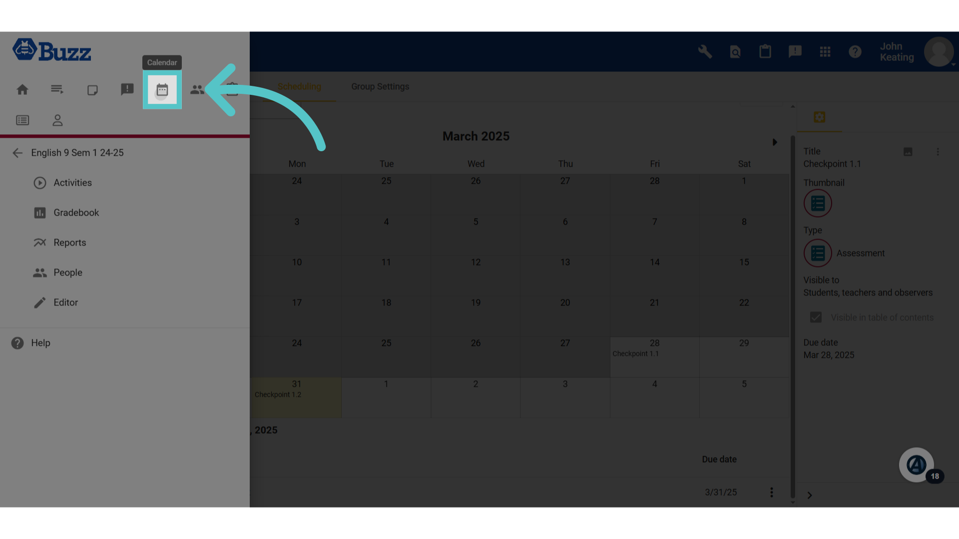 Calendar View