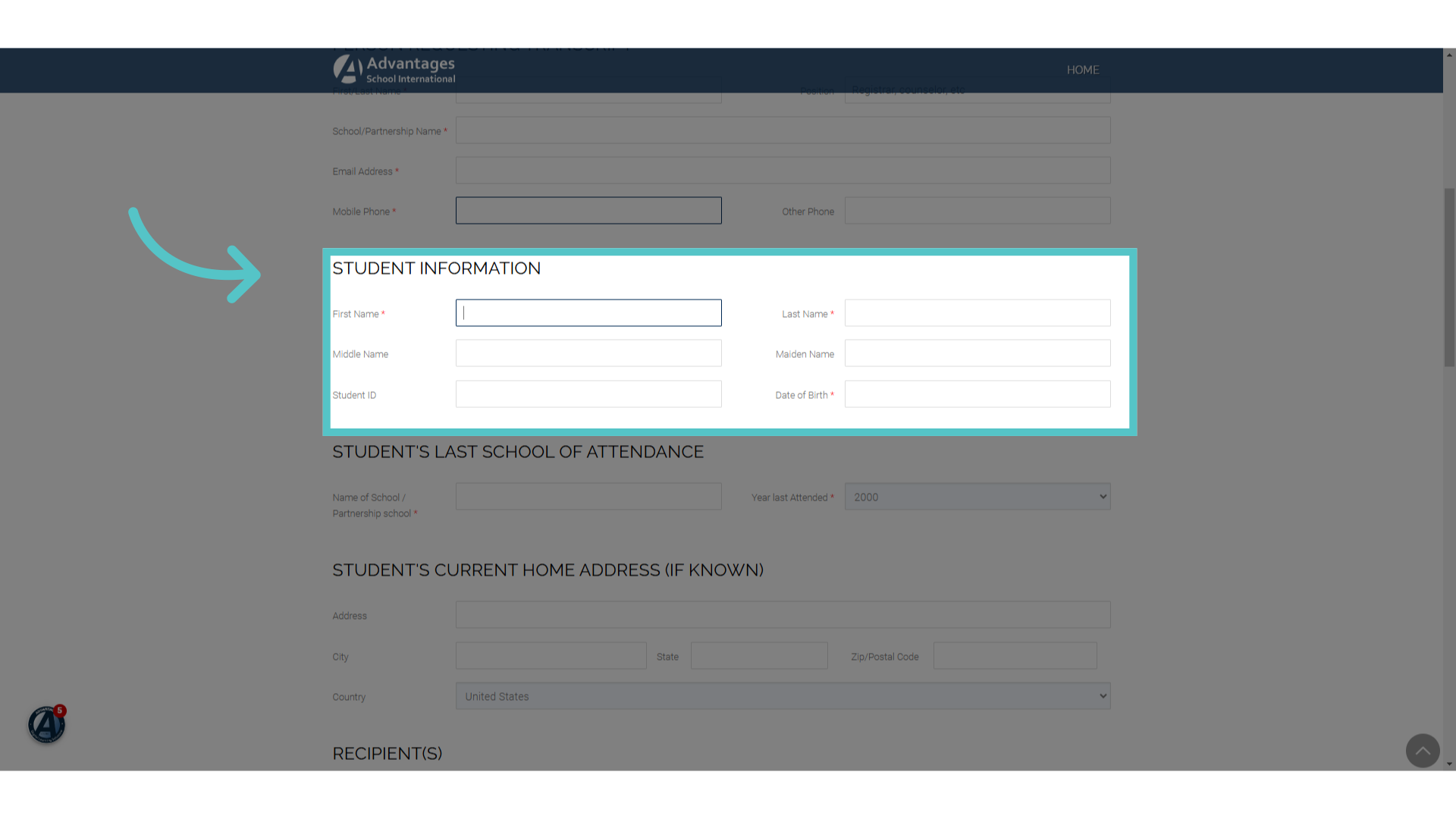 Student Information
