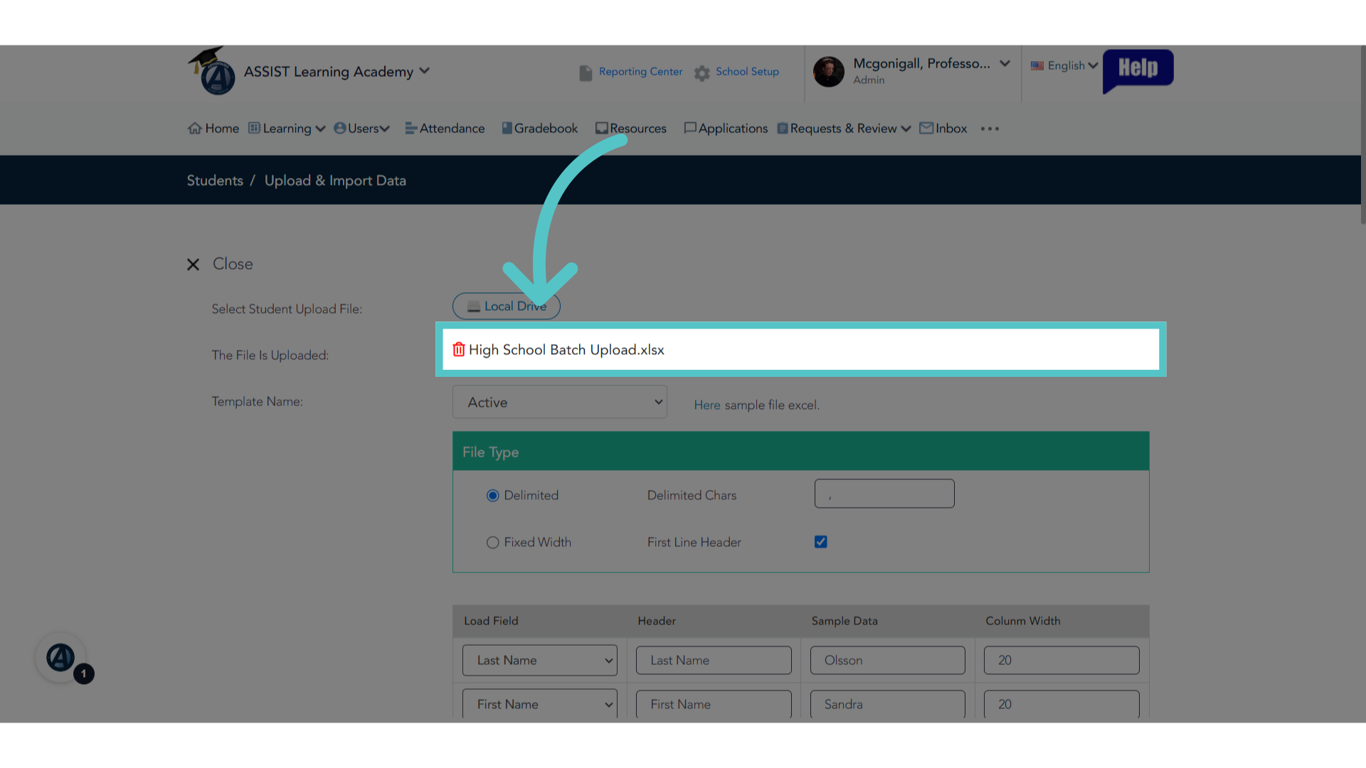 Select File