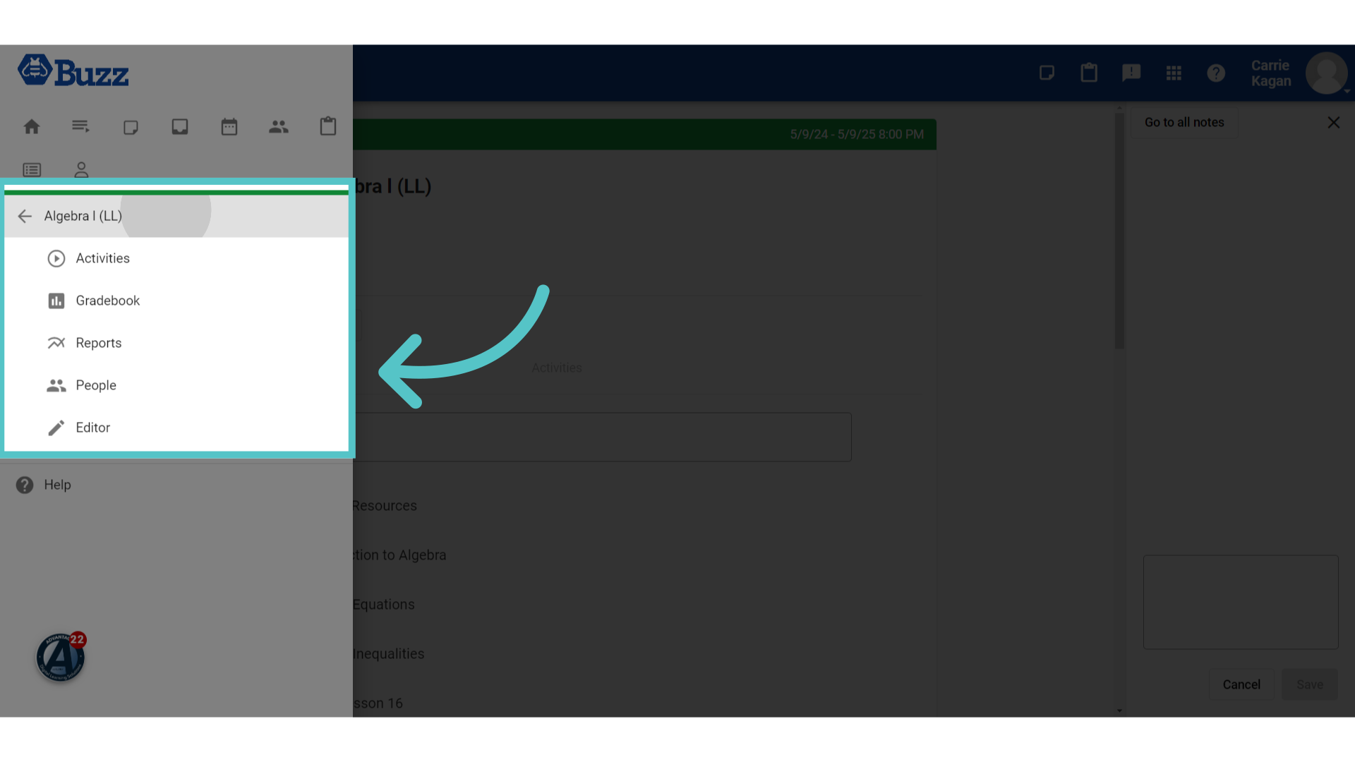 Course Specific Icons