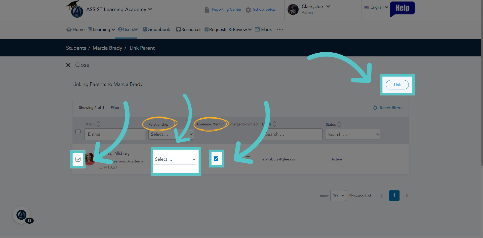 Select and Link
