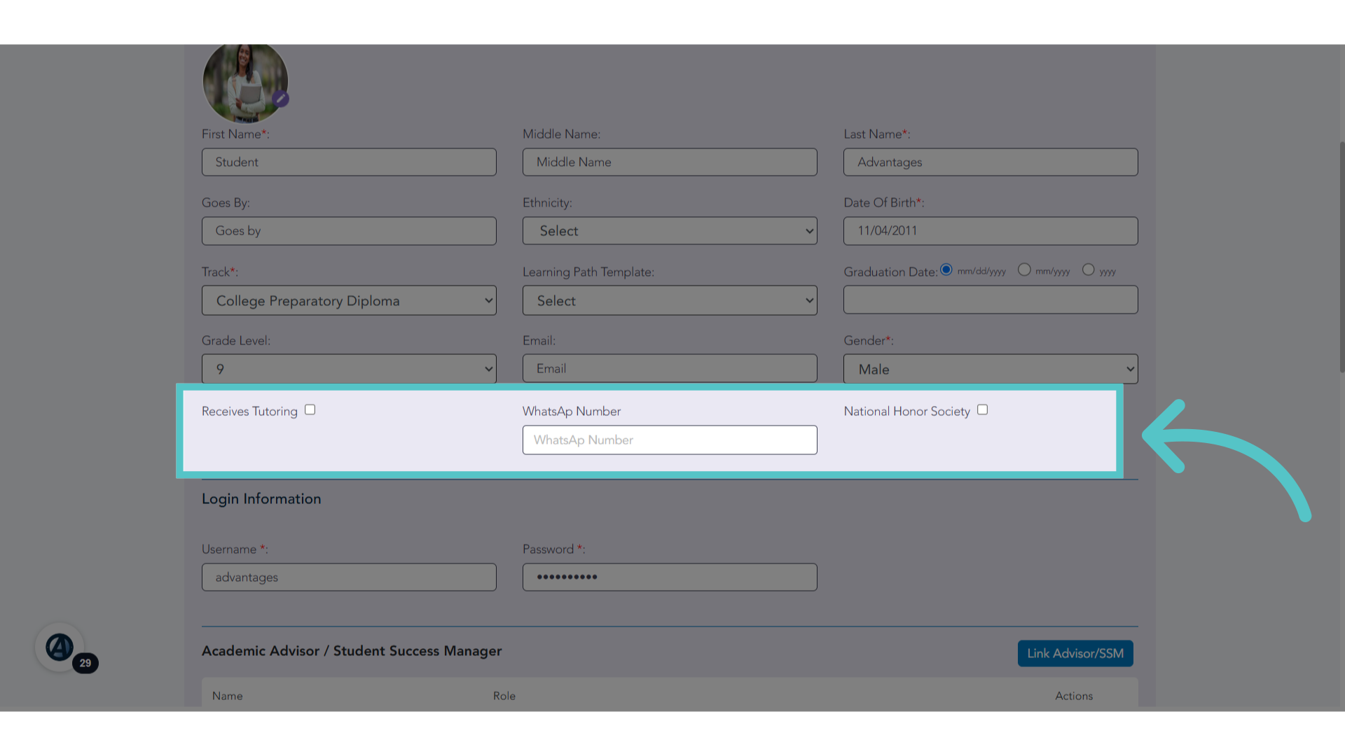 Customize Information
