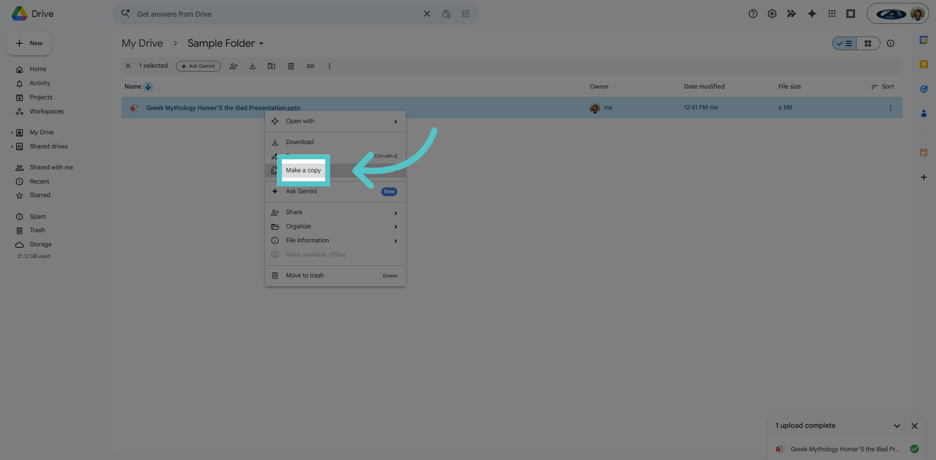 Create Copy